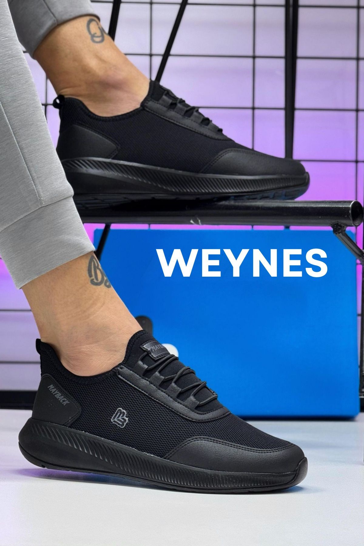 Unisex  Fileli Günlük Ortopedik Spor Ayakkabı WSB4018