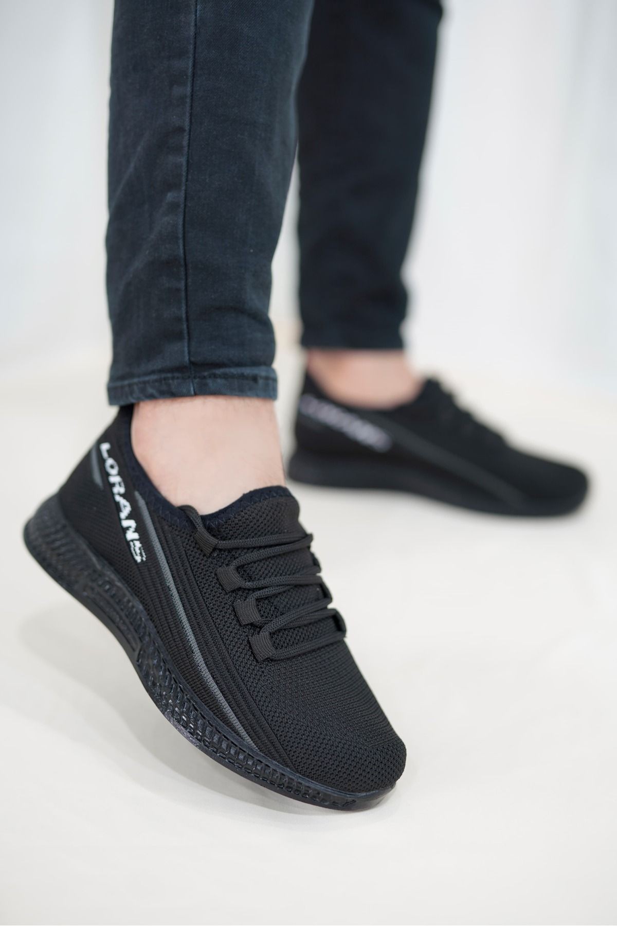 Unisex  Günlük Çizgili Triko Spor Ayakkabı Sneaker WSB4042