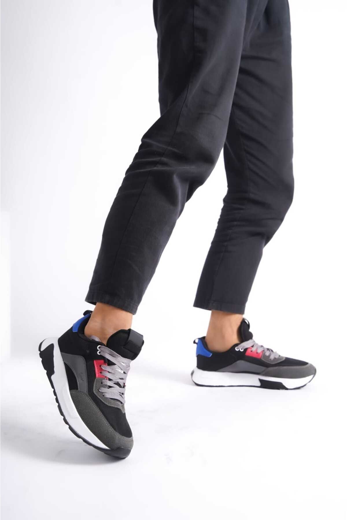 Füme Mavi Erkek Rahat Günlük Sneaker Wsb0554