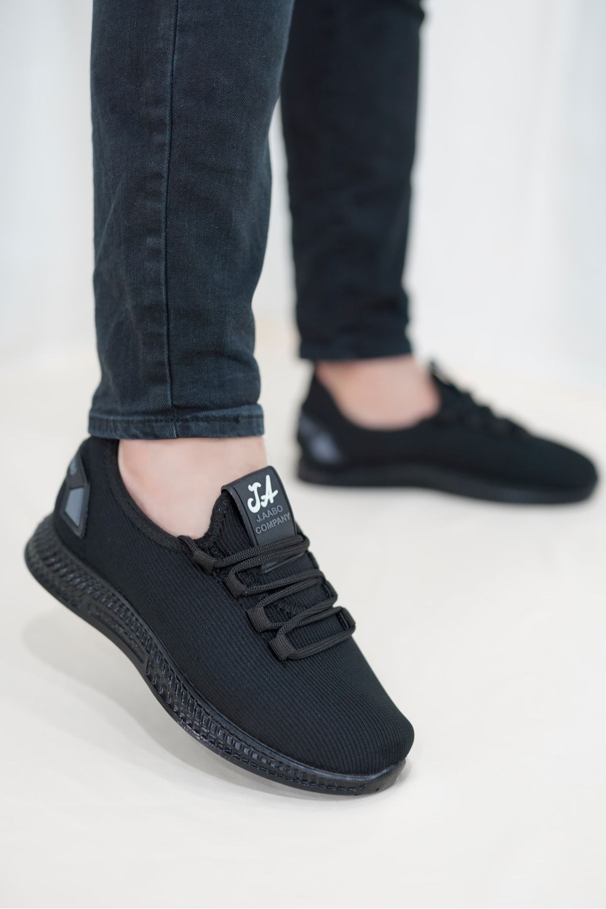 Siyah Unisex Günlük Triko Spor Ayakkabı Sneaker Wsb4044