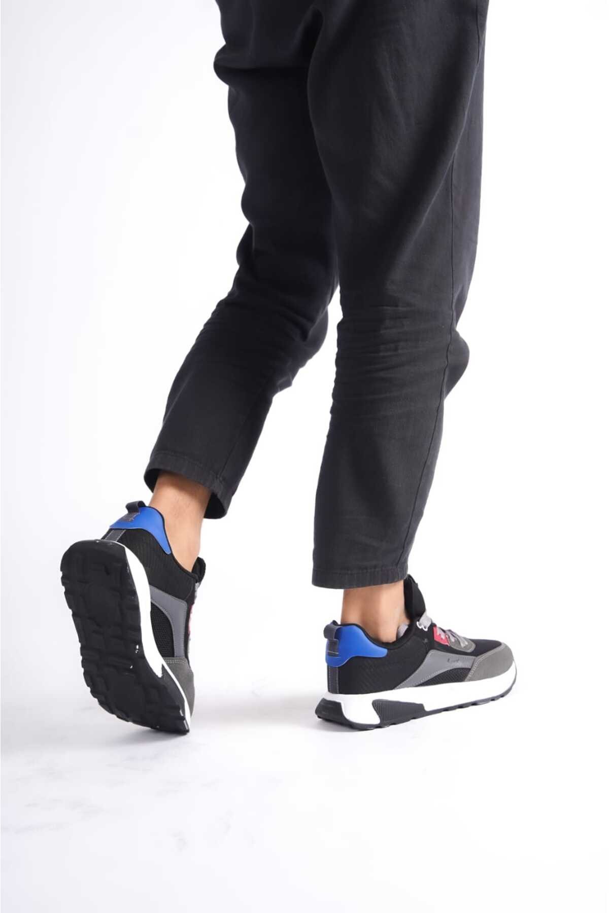 Füme Mavi Erkek Rahat Günlük Sneaker Wsb0554