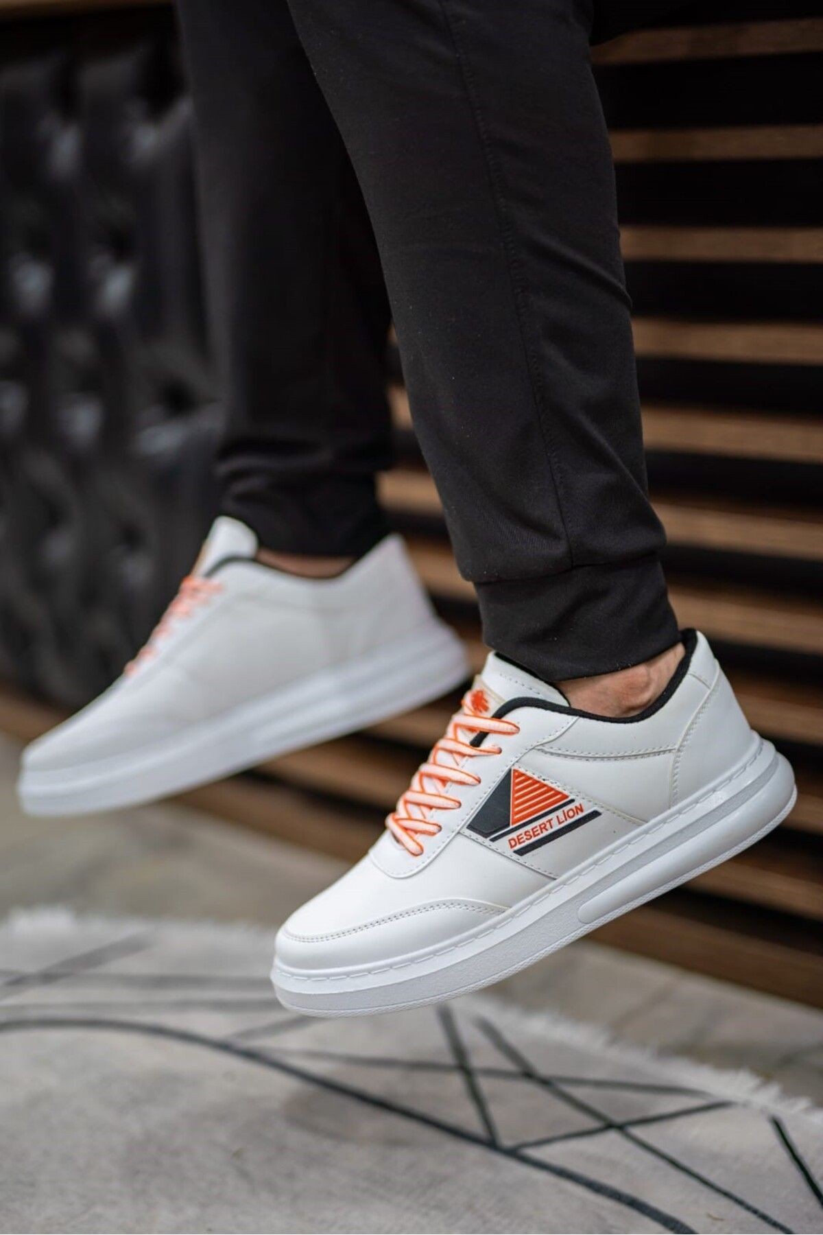 Erkek Sade  Bağcıklı Günlük Ortopedik Sneaker WSB1072