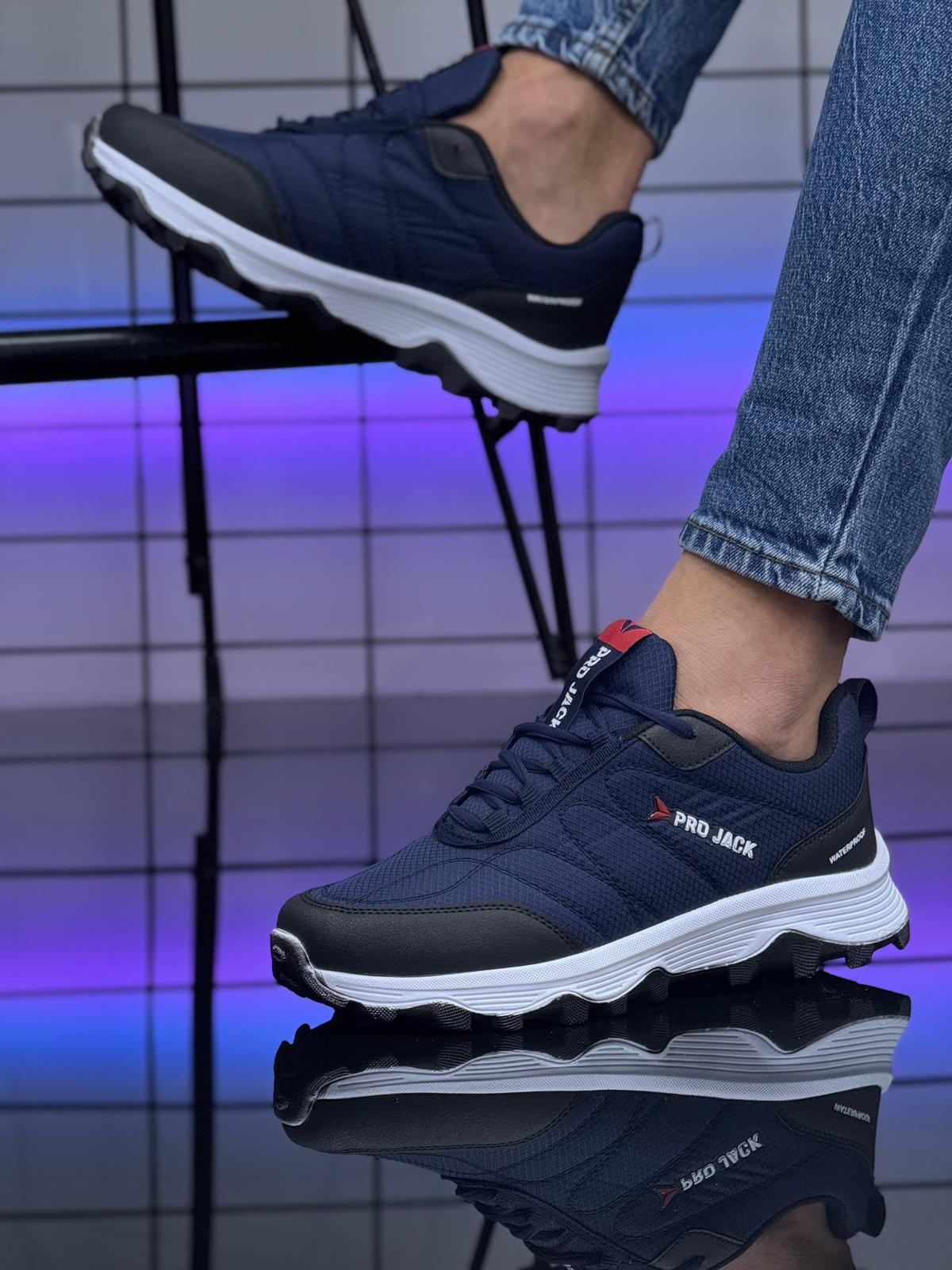 Unisex Beyaz Lacivert Paraşut Model Günlük Spor Ayakkabı WSB4120