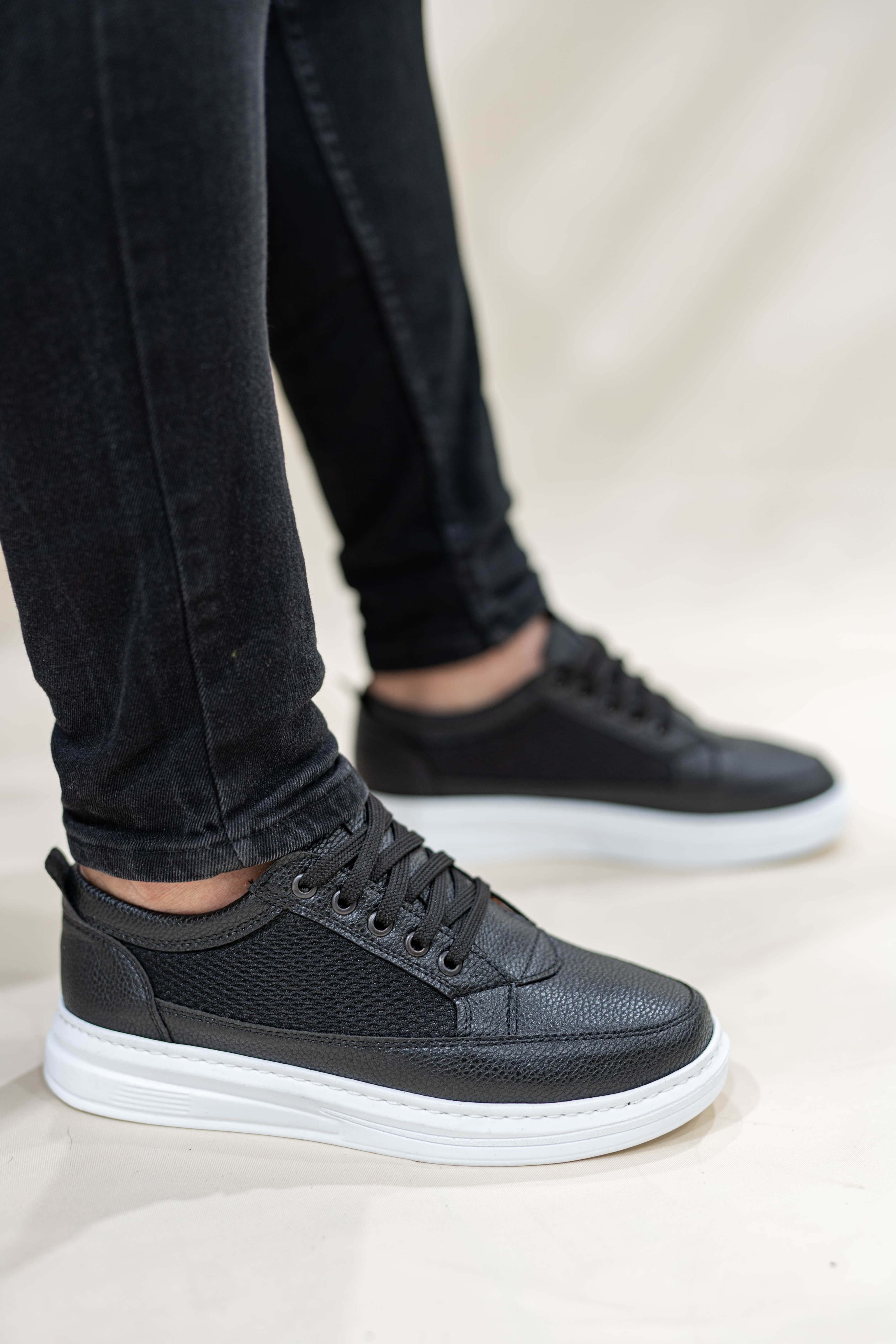 Erkek Fileli Bağcıklı Günlük Casual Ayakkabı Sneaker WSB4058