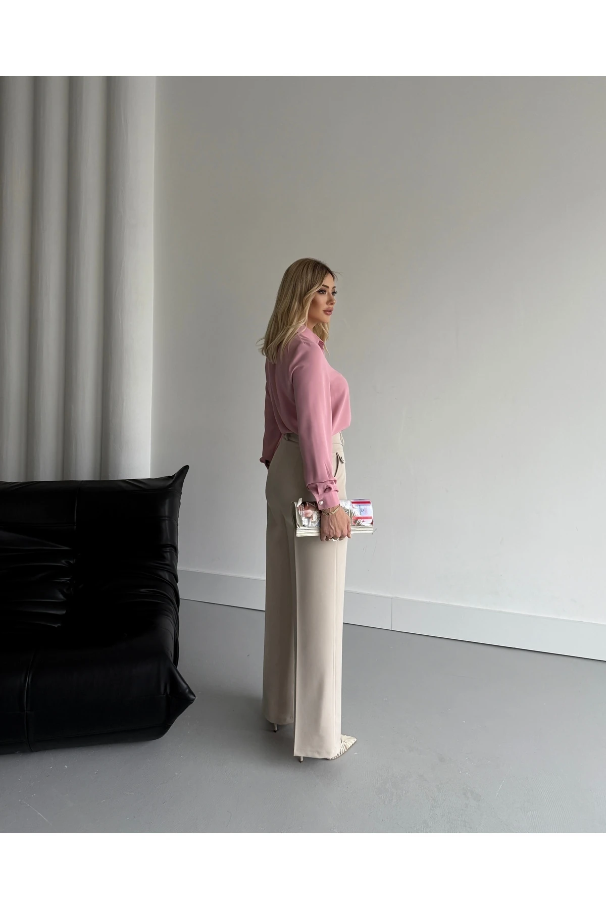 Çift Düğmeli Şık Pantolon