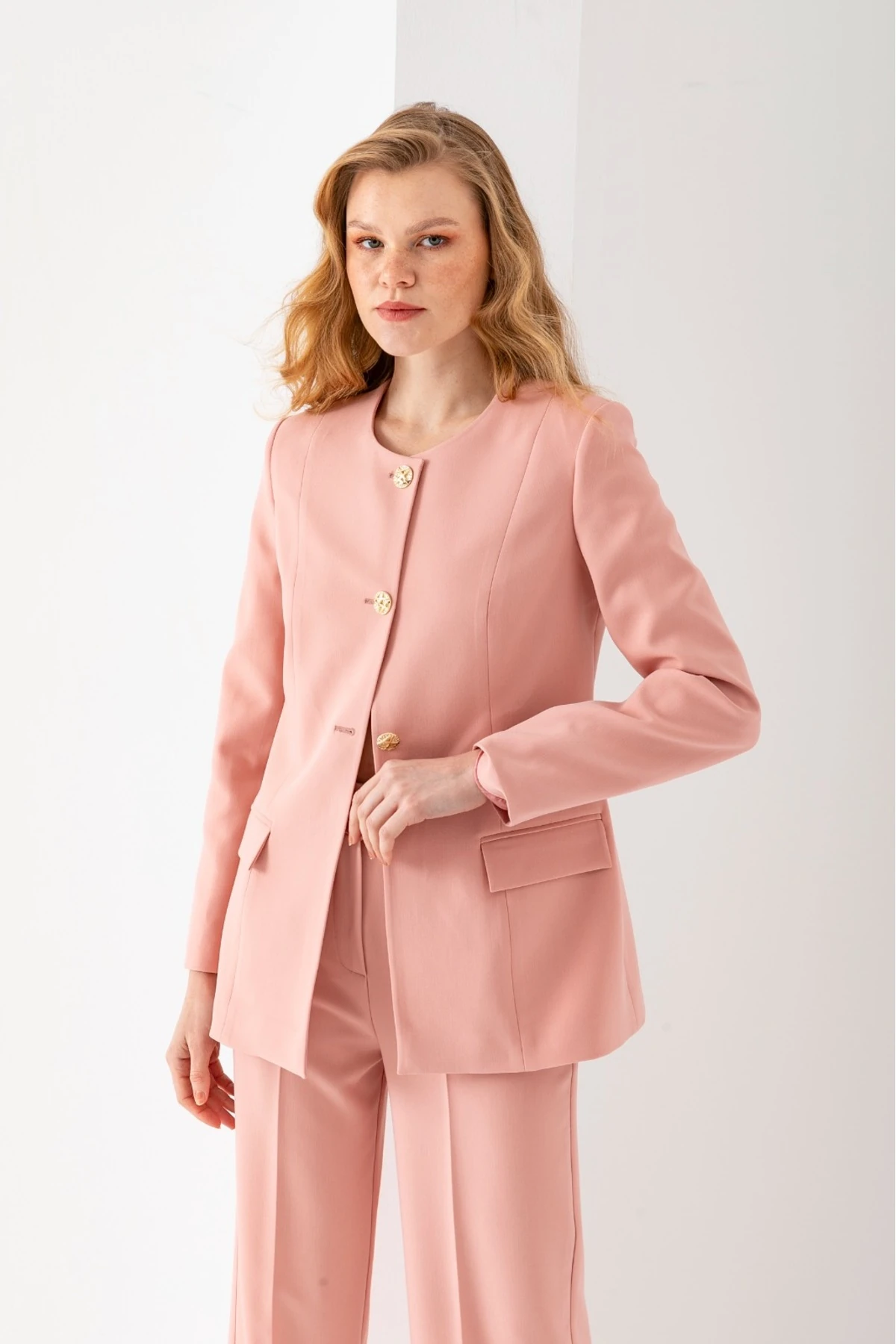 Kadın Spor Şık Blazer Takım Elbise