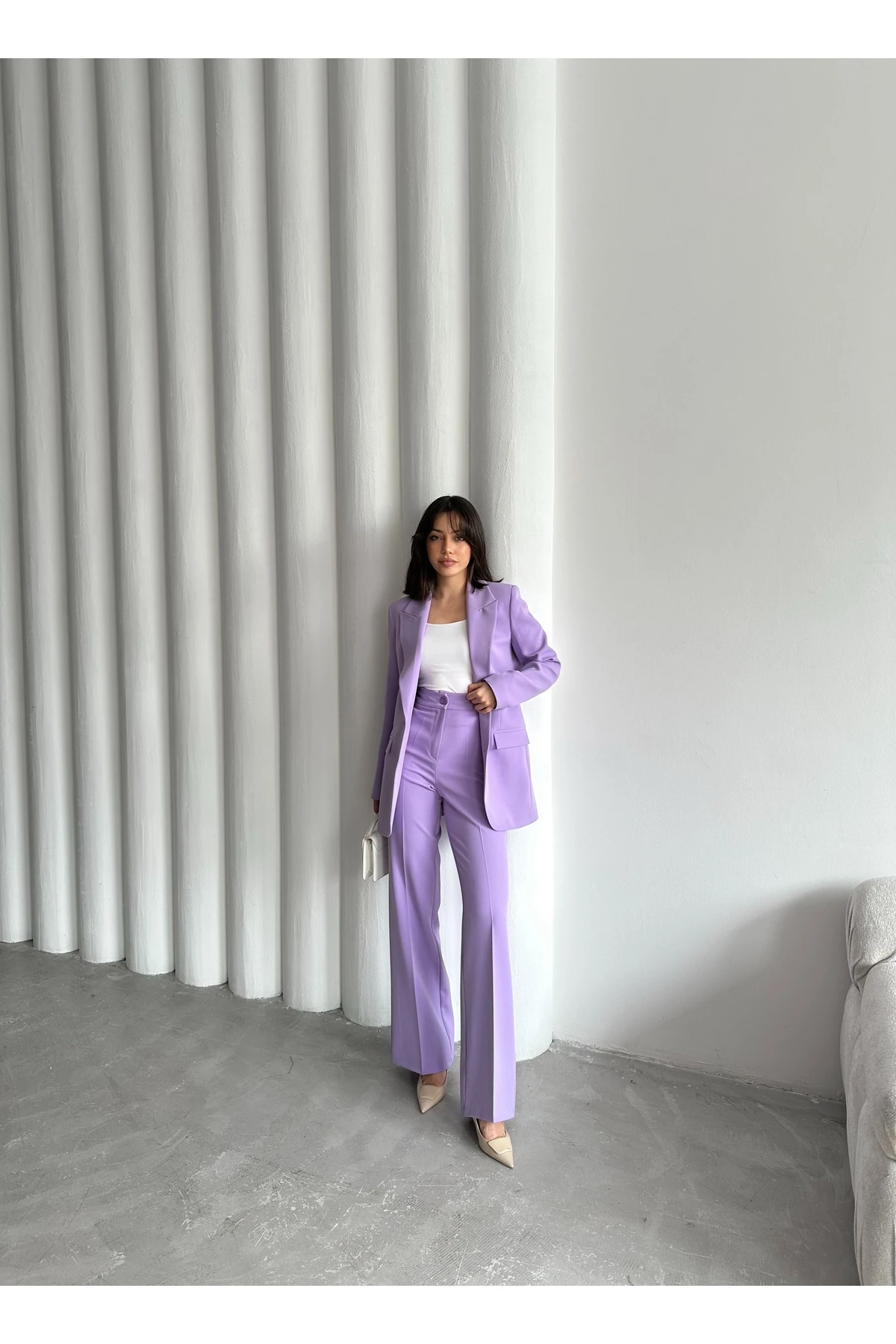 ÇİFT DÜĞMELİ BLAZER TAKIMI