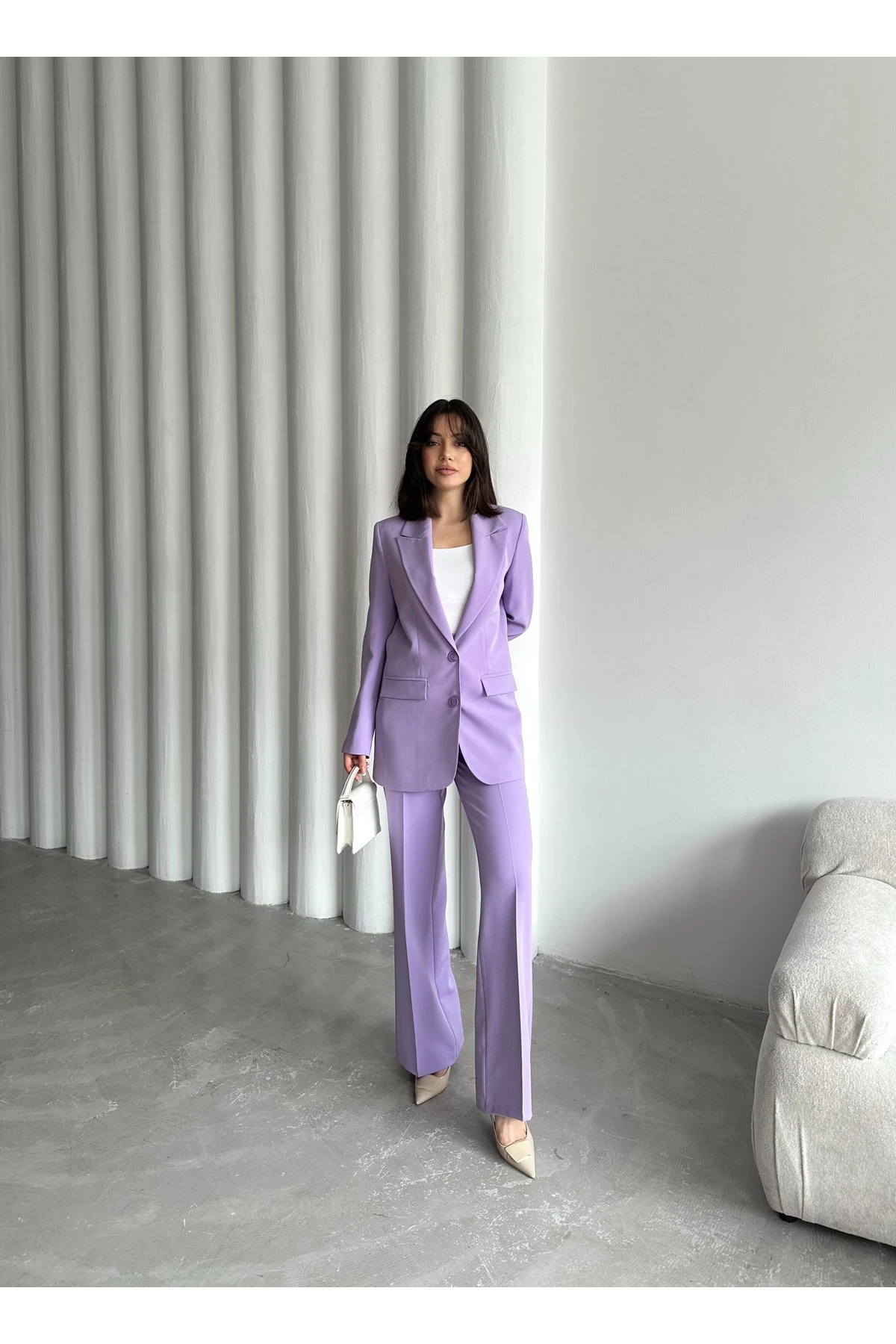 ÇİFT DÜĞMELİ BLAZER TAKIMI