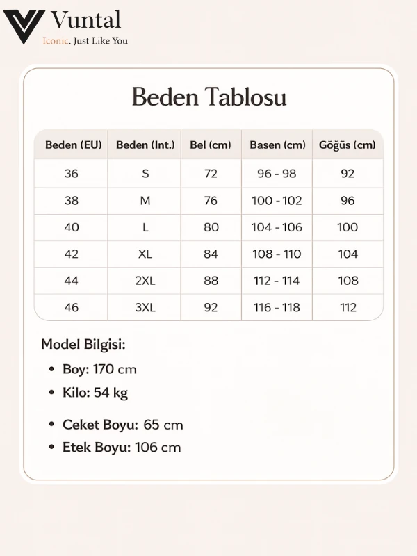 Lüks Pilise Etekli İkili Takım