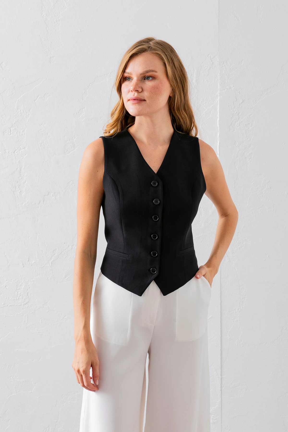  Kadın Yelek - siyah