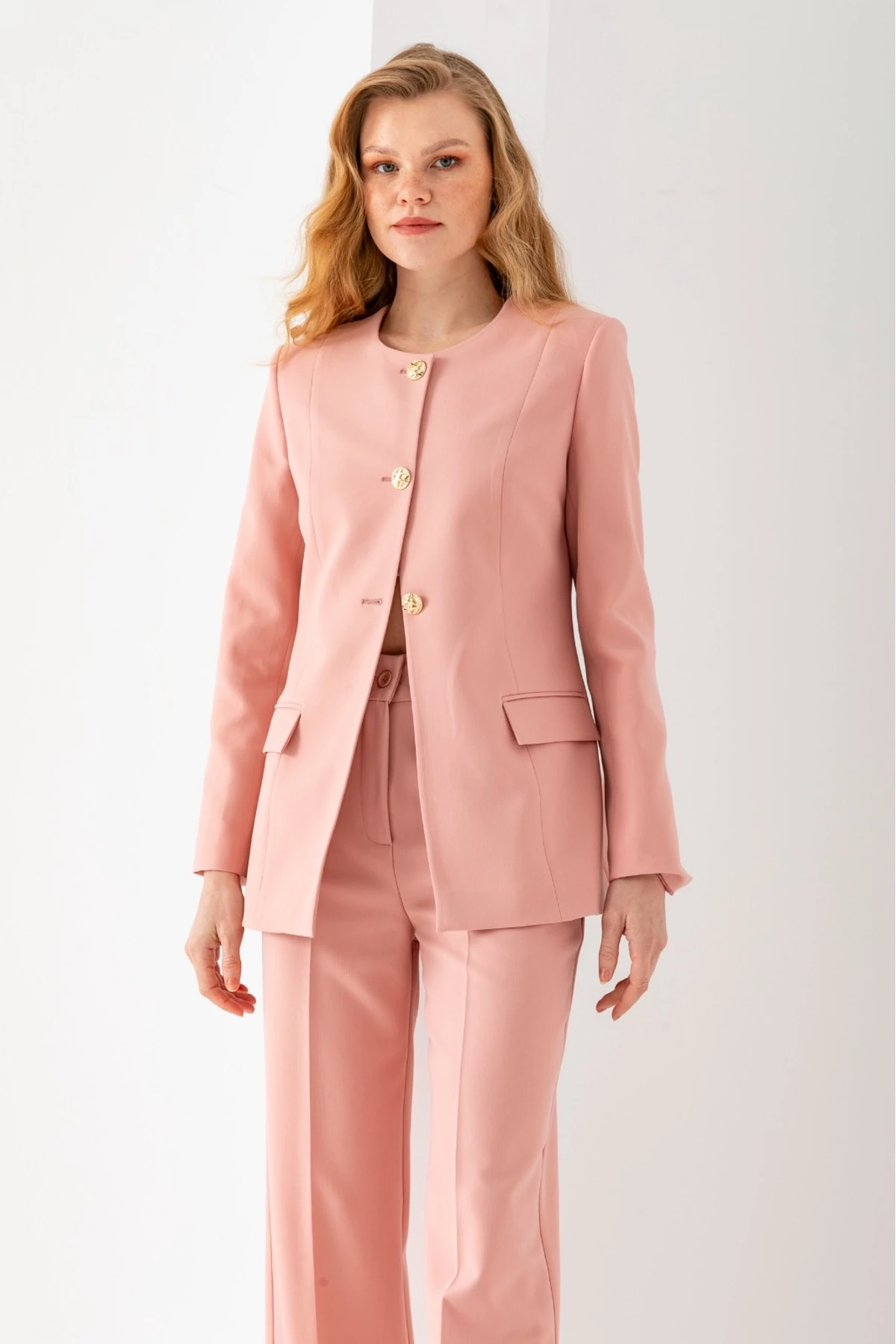 Kadın Spor Şık Blazer Takım Elbise