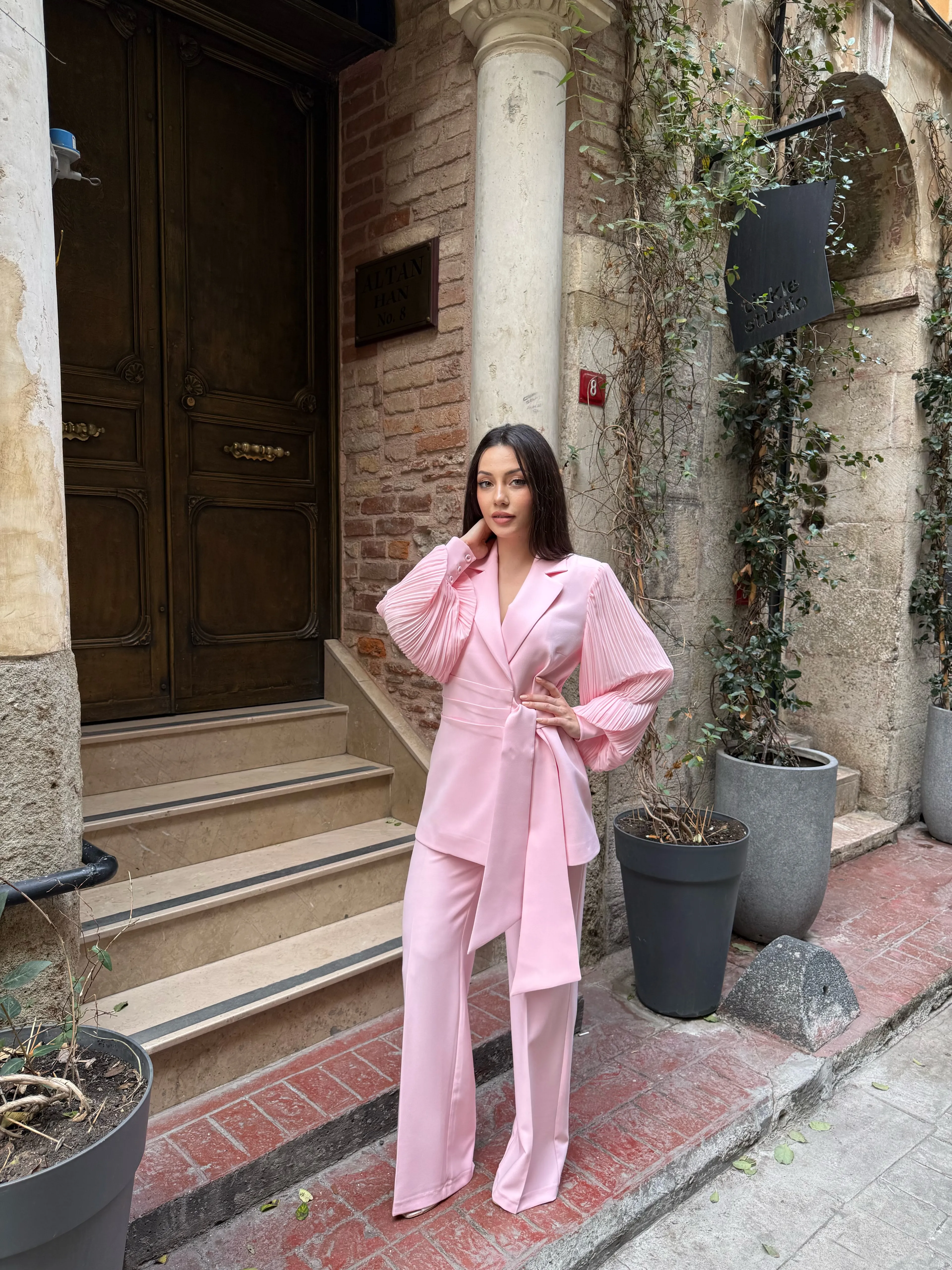 ŞİFON KOLLU İKİLİ TAKIM