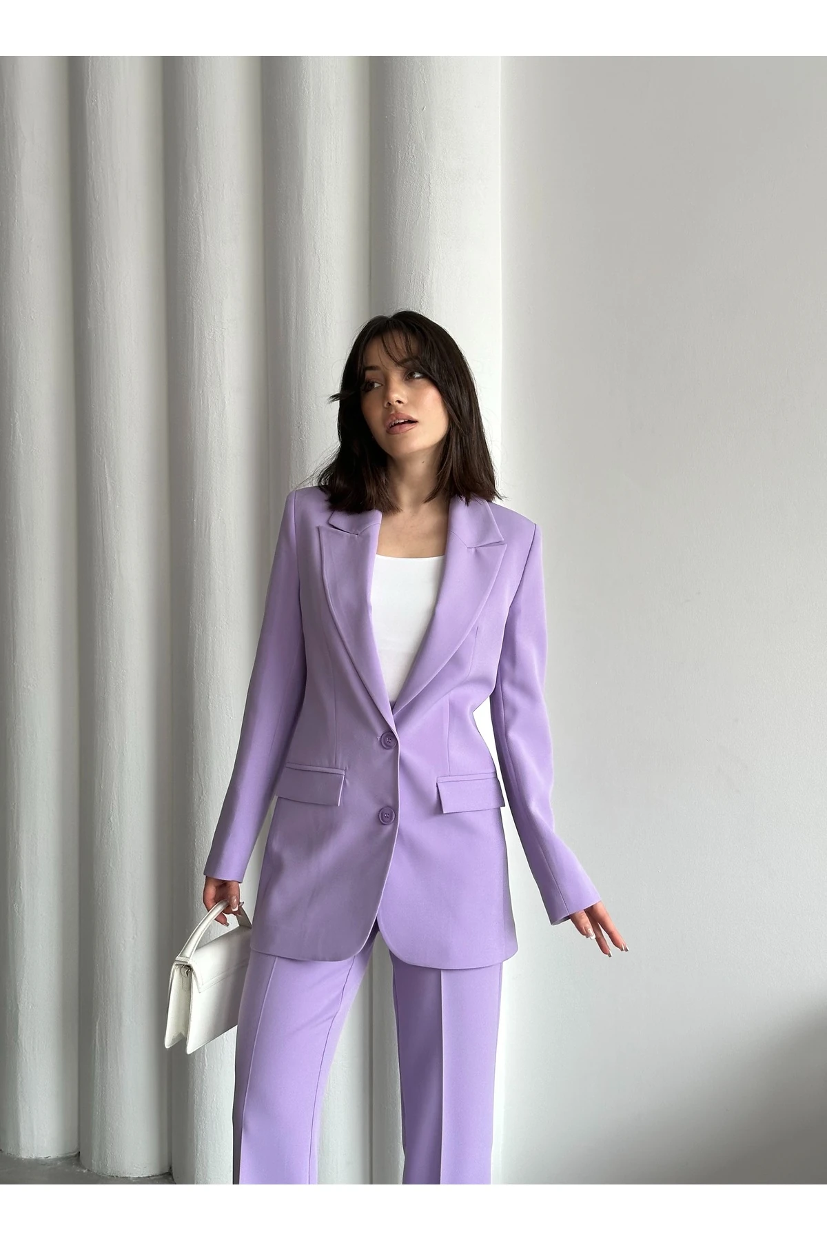 ÇİFT DÜĞMELİ BLAZER TAKIMI