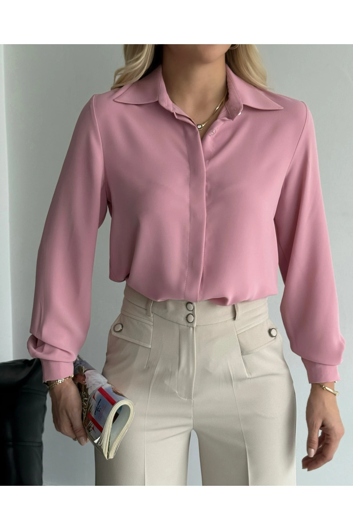 Çift Düğmeli Şık Pantolon