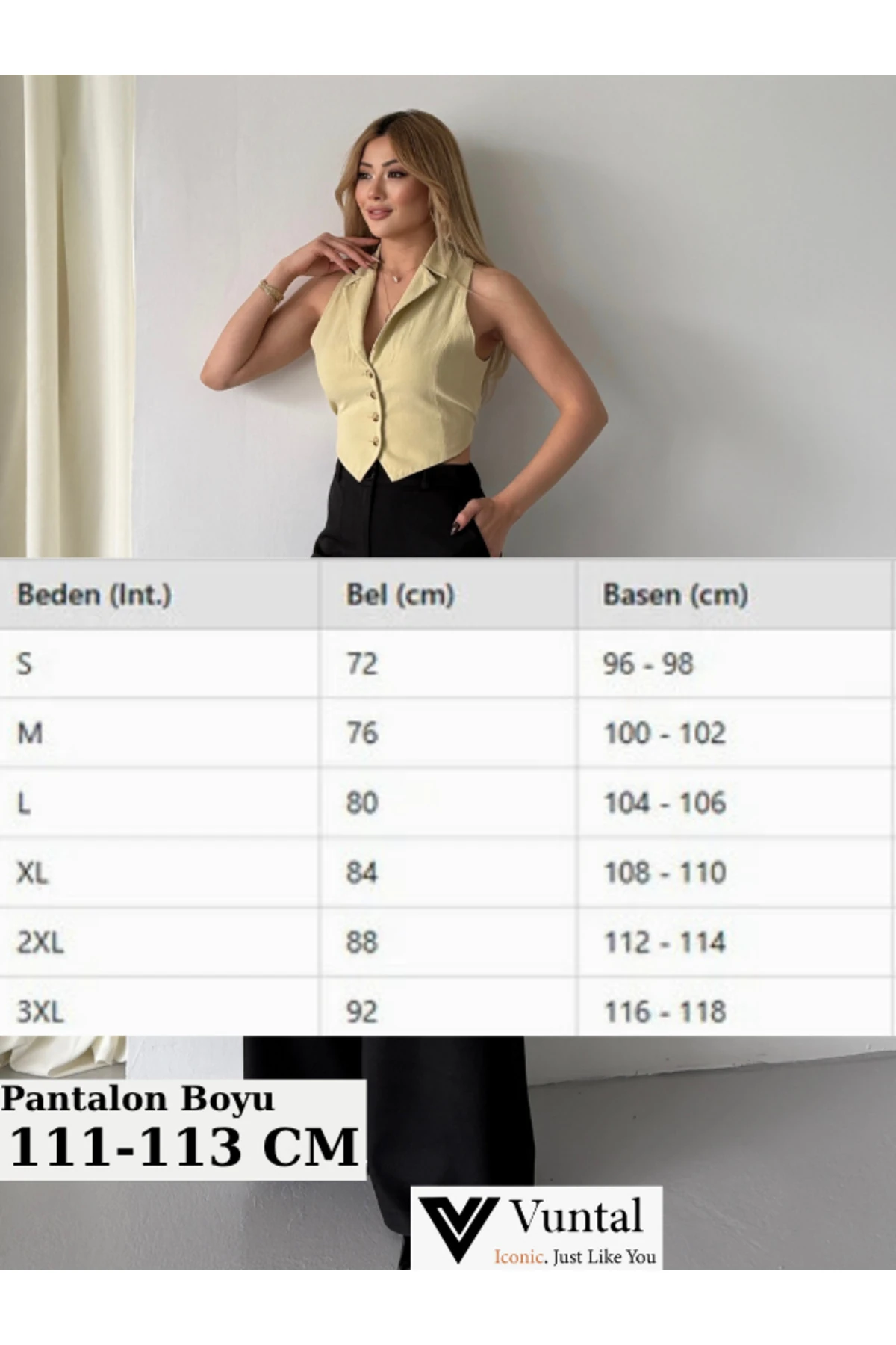 Double Bol Paçalı Palazzo Pantolon