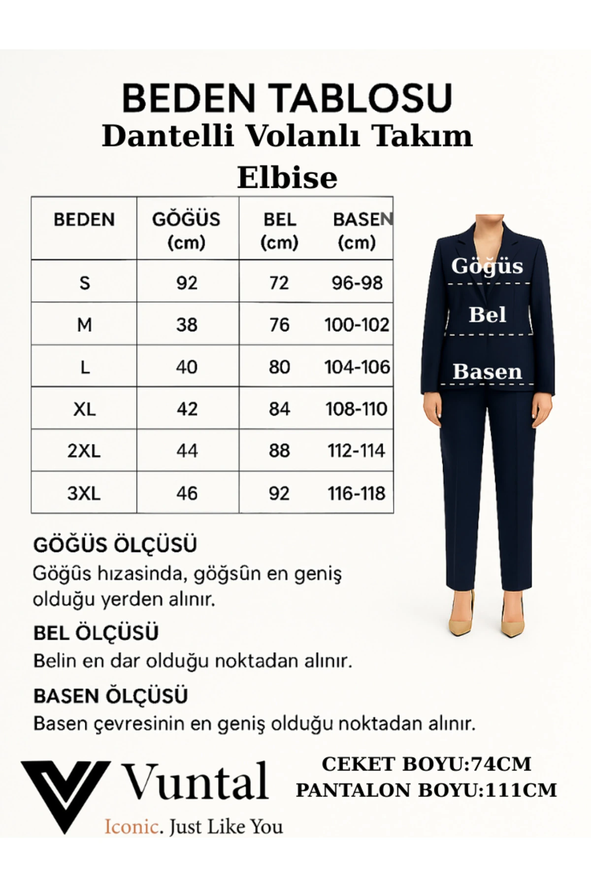 Dantel İşlemeli Volanlı Ceket İkili Takım Elbise