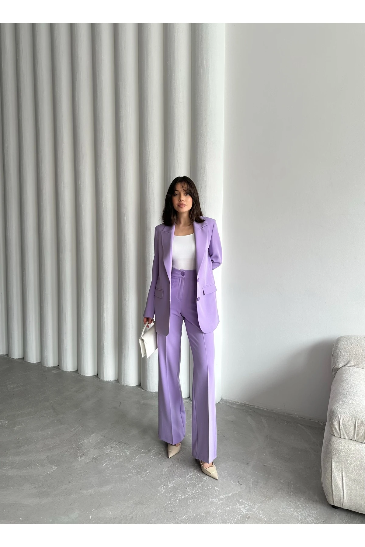 ÇİFT DÜĞMELİ BLAZER TAKIMI