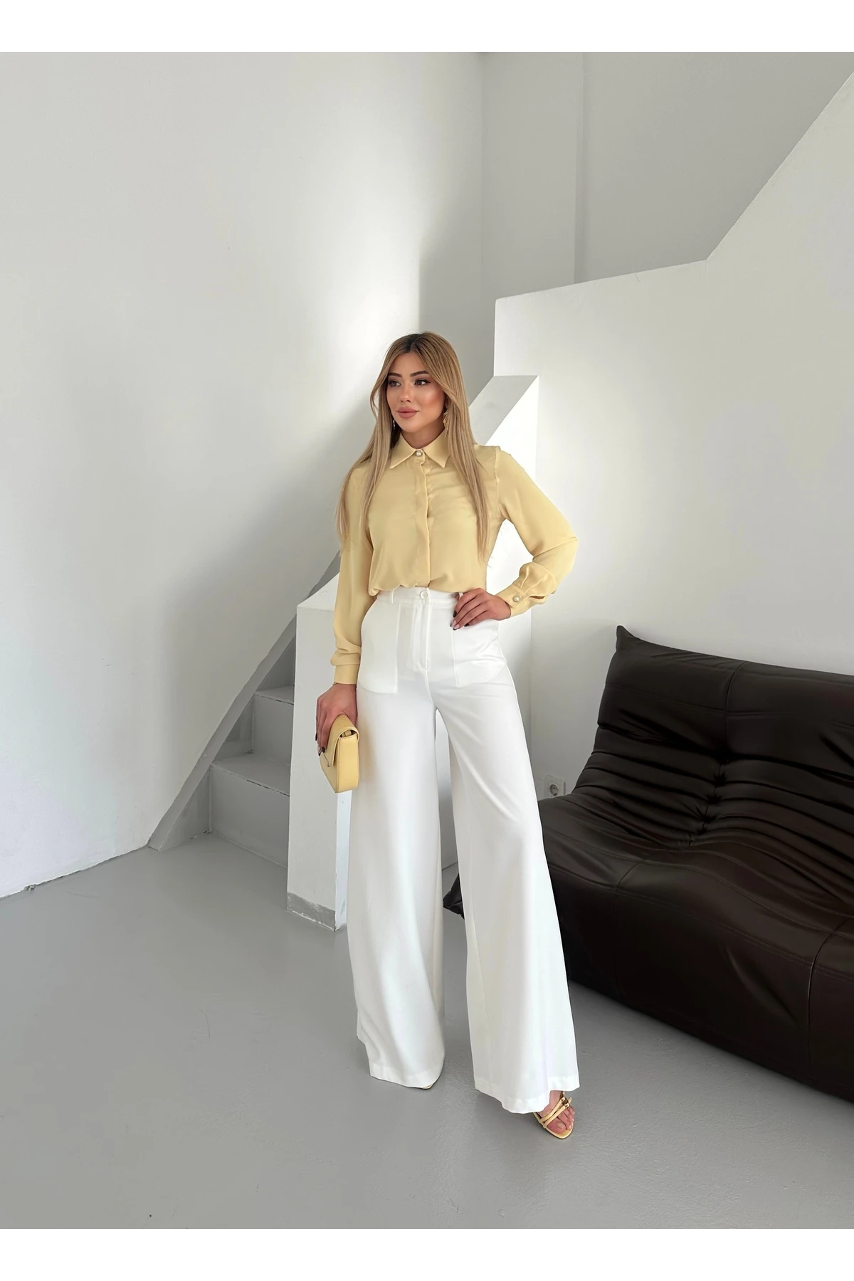 bol paçalı palazzo pantaloon