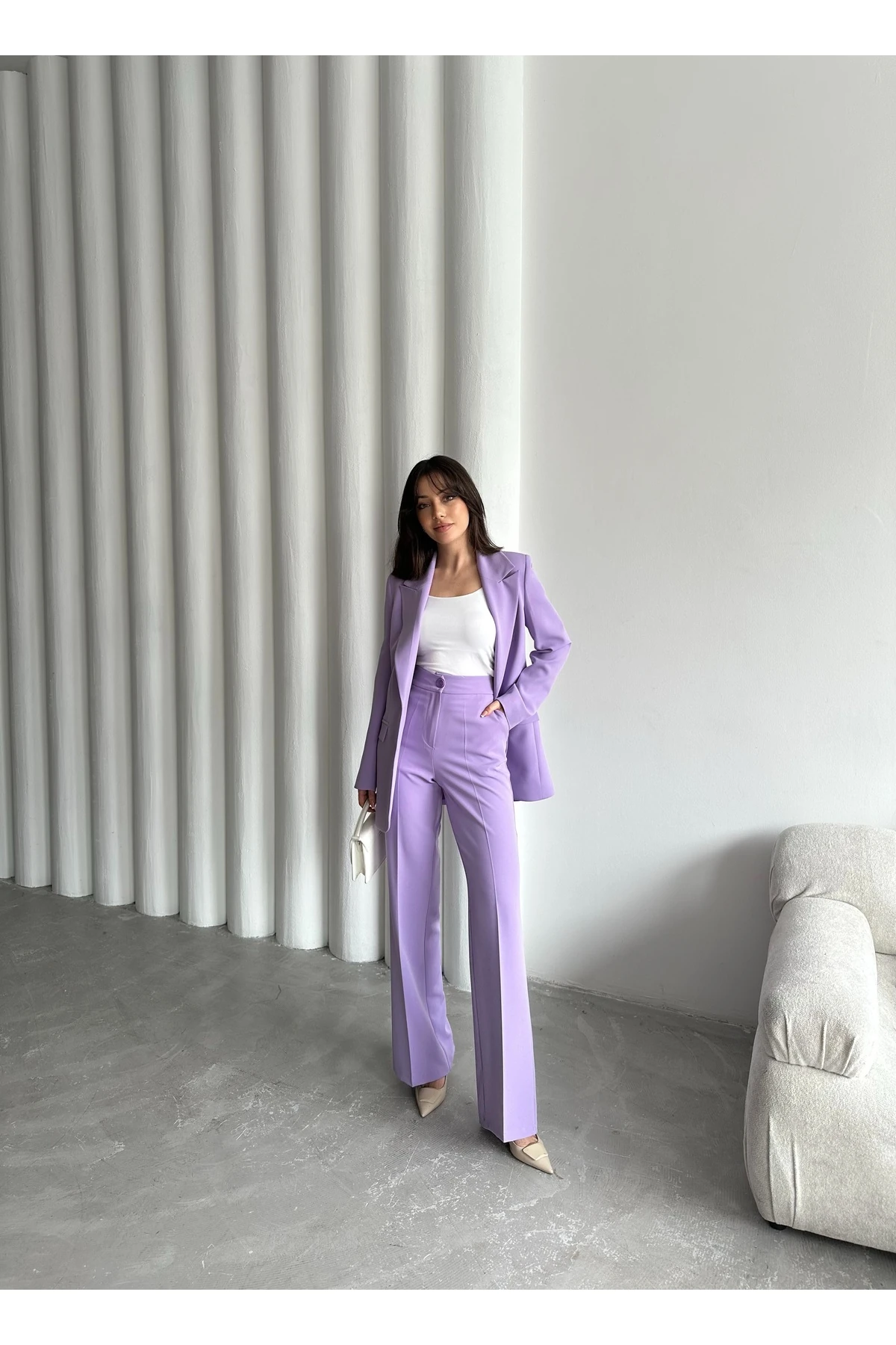 ÇİFT DÜĞMELİ BLAZER TAKIMI