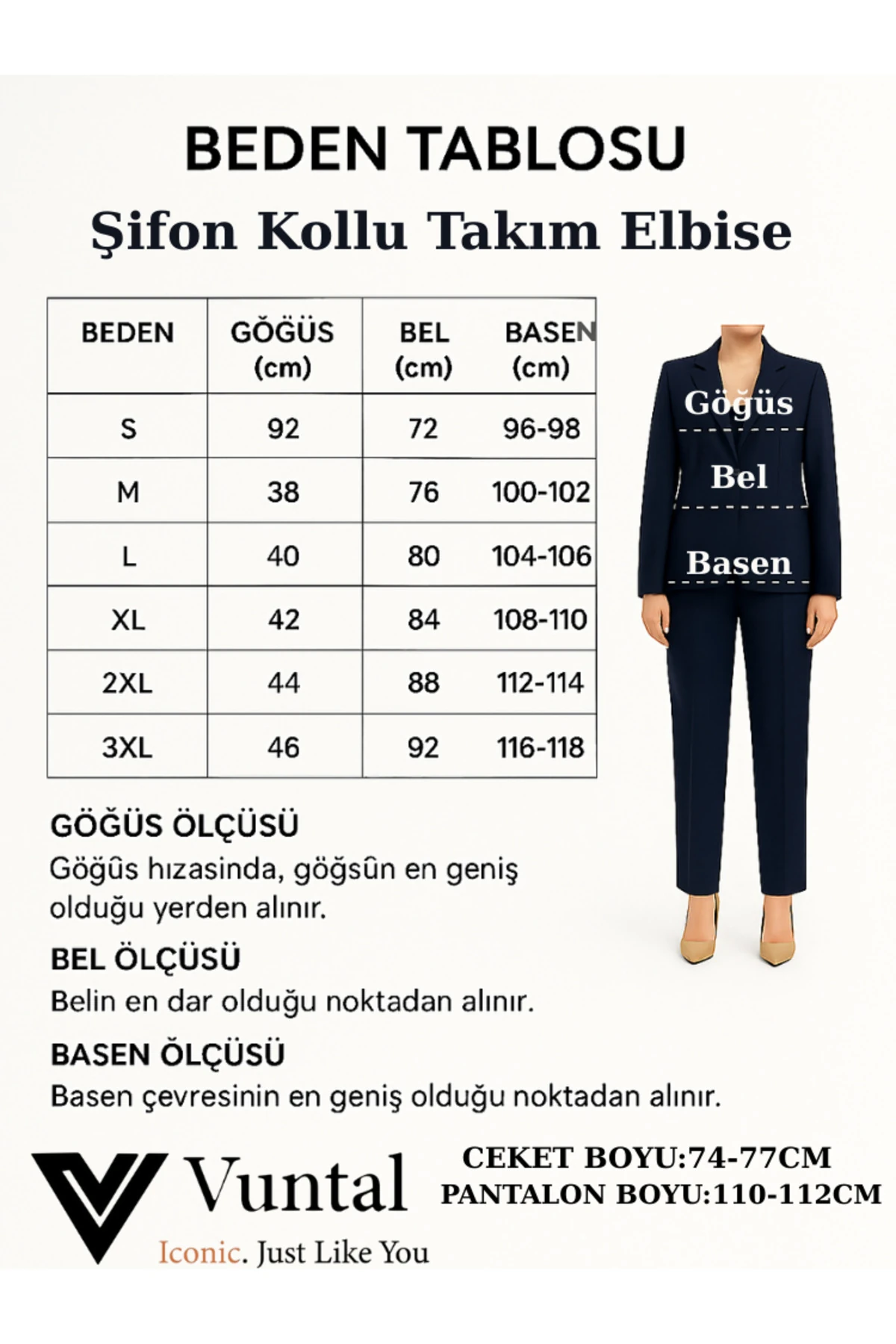 ŞİFON KOLLU İKİLİ BLAZER TAKIM