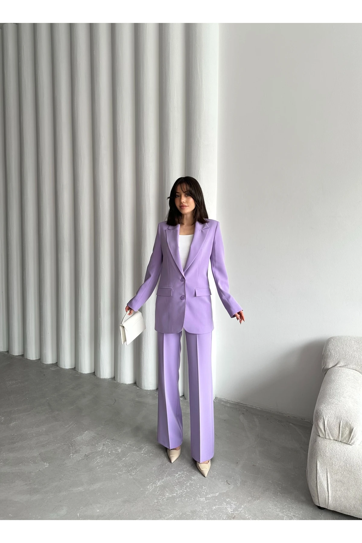 ÇİFT DÜĞMELİ BLAZER TAKIMI