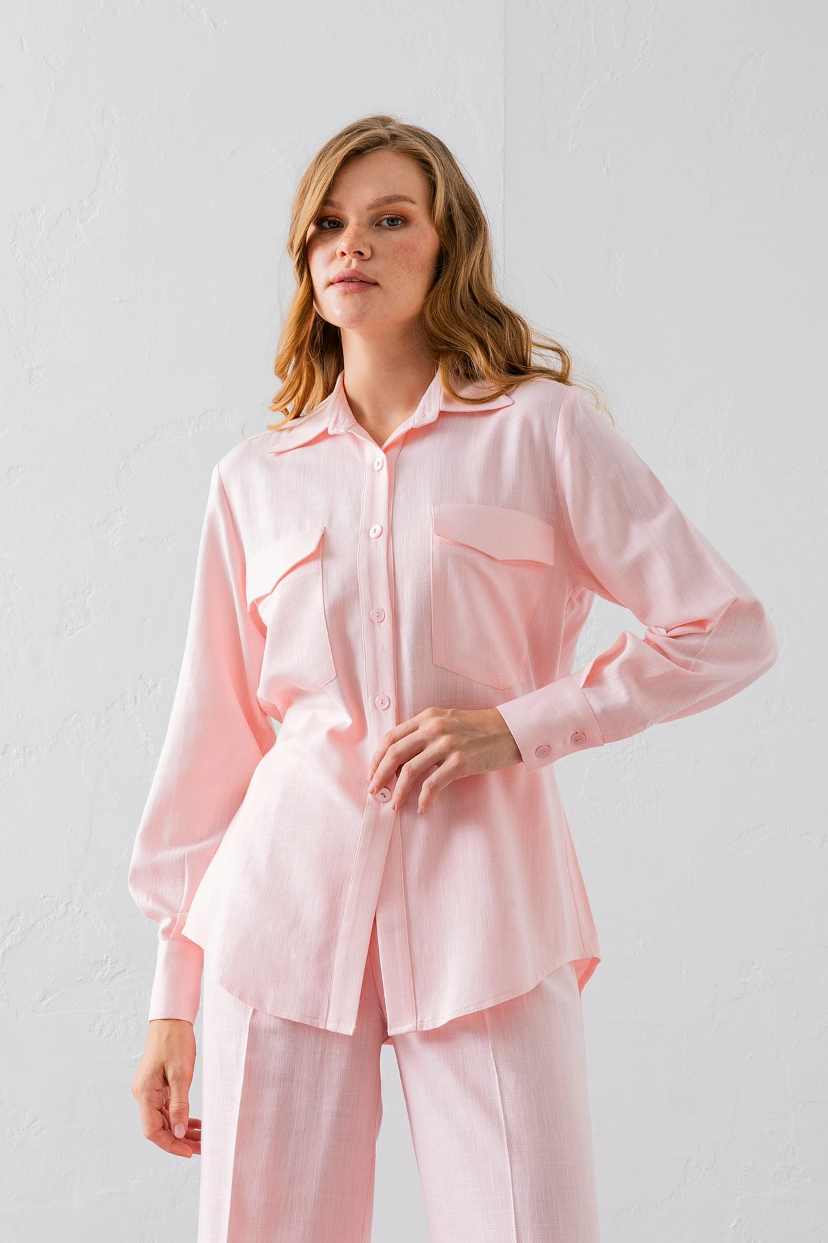 Keten Karışım Kadın İkili Takım