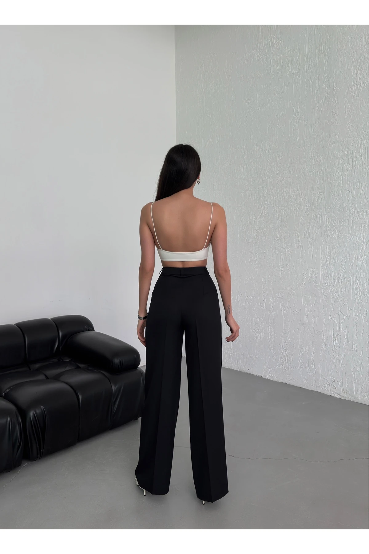 PİLELİ BOL PAÇA PANTOLON