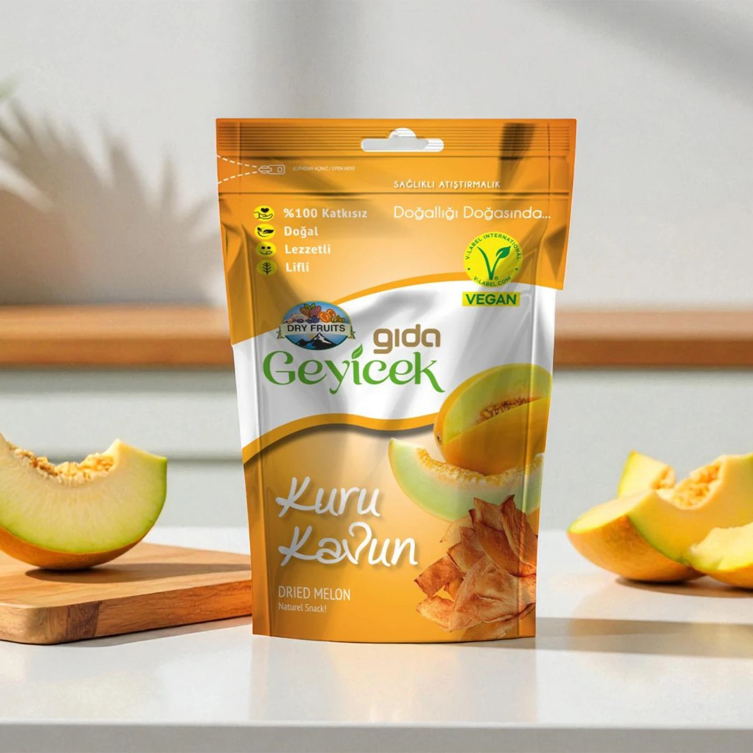 Geyicek Gıda Kurutulmuş Kavun 30 Gr