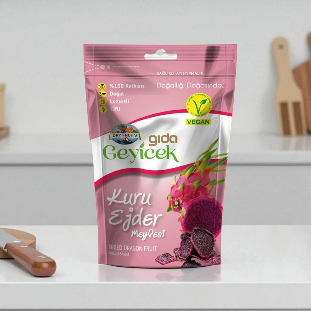 Geyicek Gıda Kurutulmuş Ejder Meyvesi 30 Gr