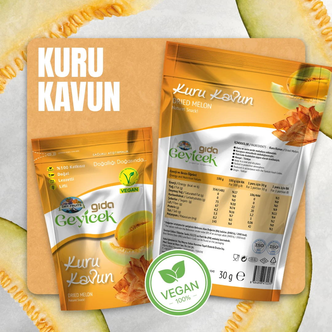 Geyicek Gıda Çilek Ve Dostları 3x30 Gr (Karpuz/Çilek/Kavun)