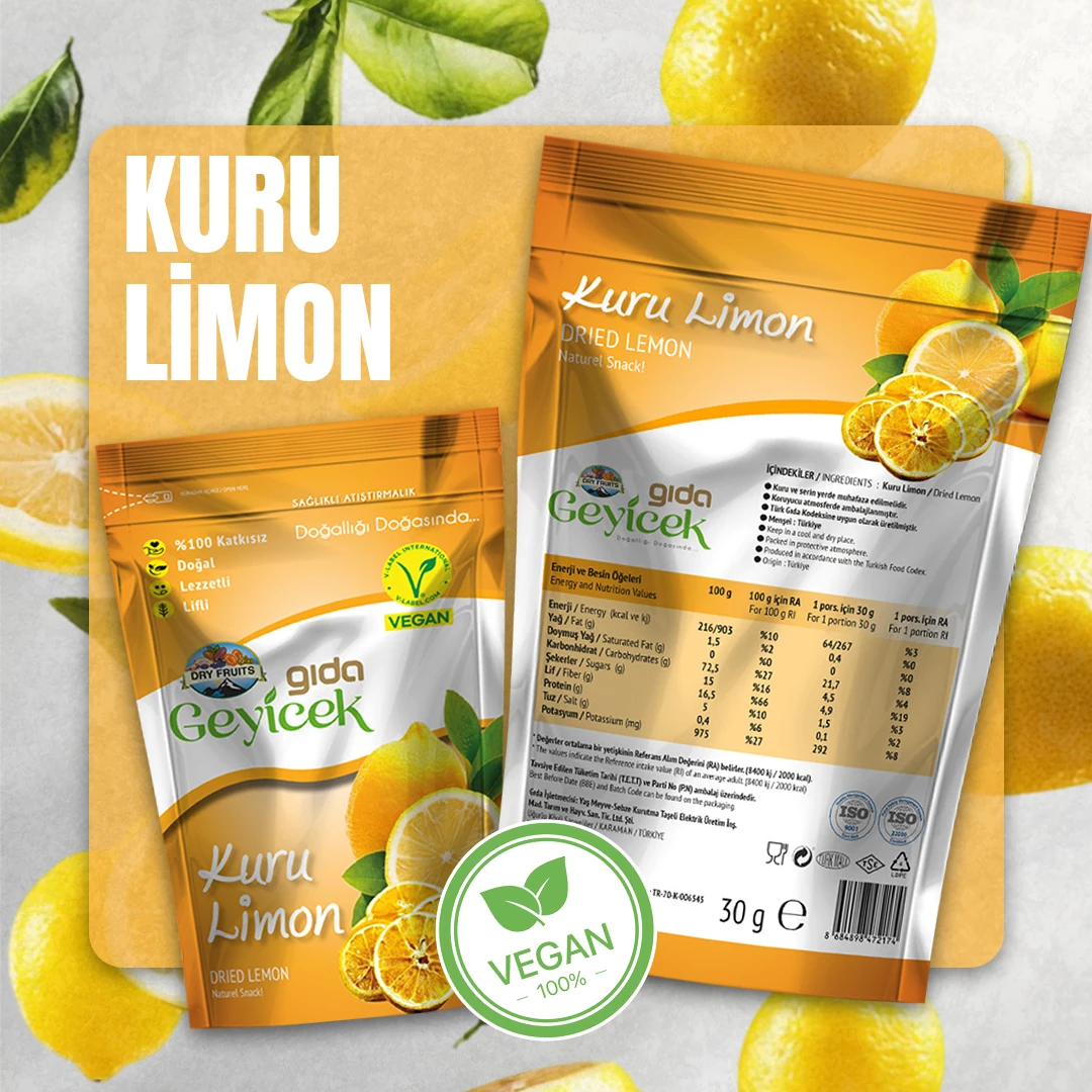 Geyicek Gıda C-Fresh 2x30 Gr (Limon/Portakal)