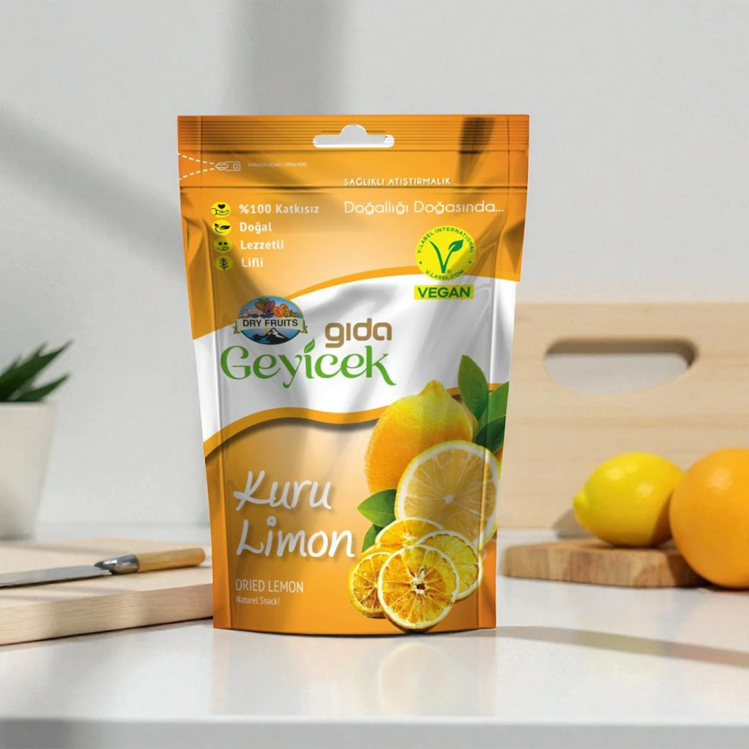 Geyicek Gıda Kurutulmuş Limon 30 Gr 