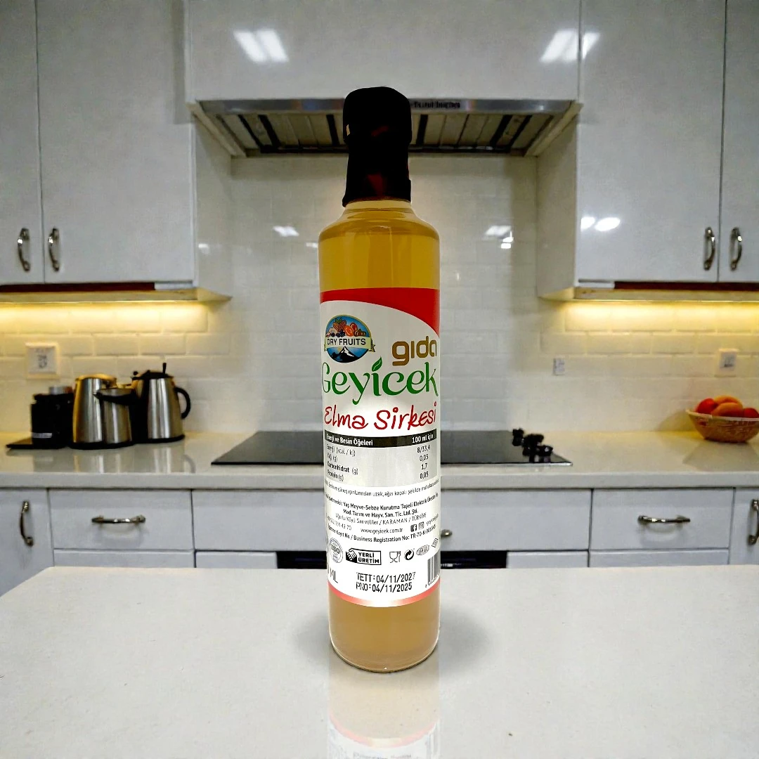 Geyicek Gıda Doğal Elma Sirkesi 500 ML