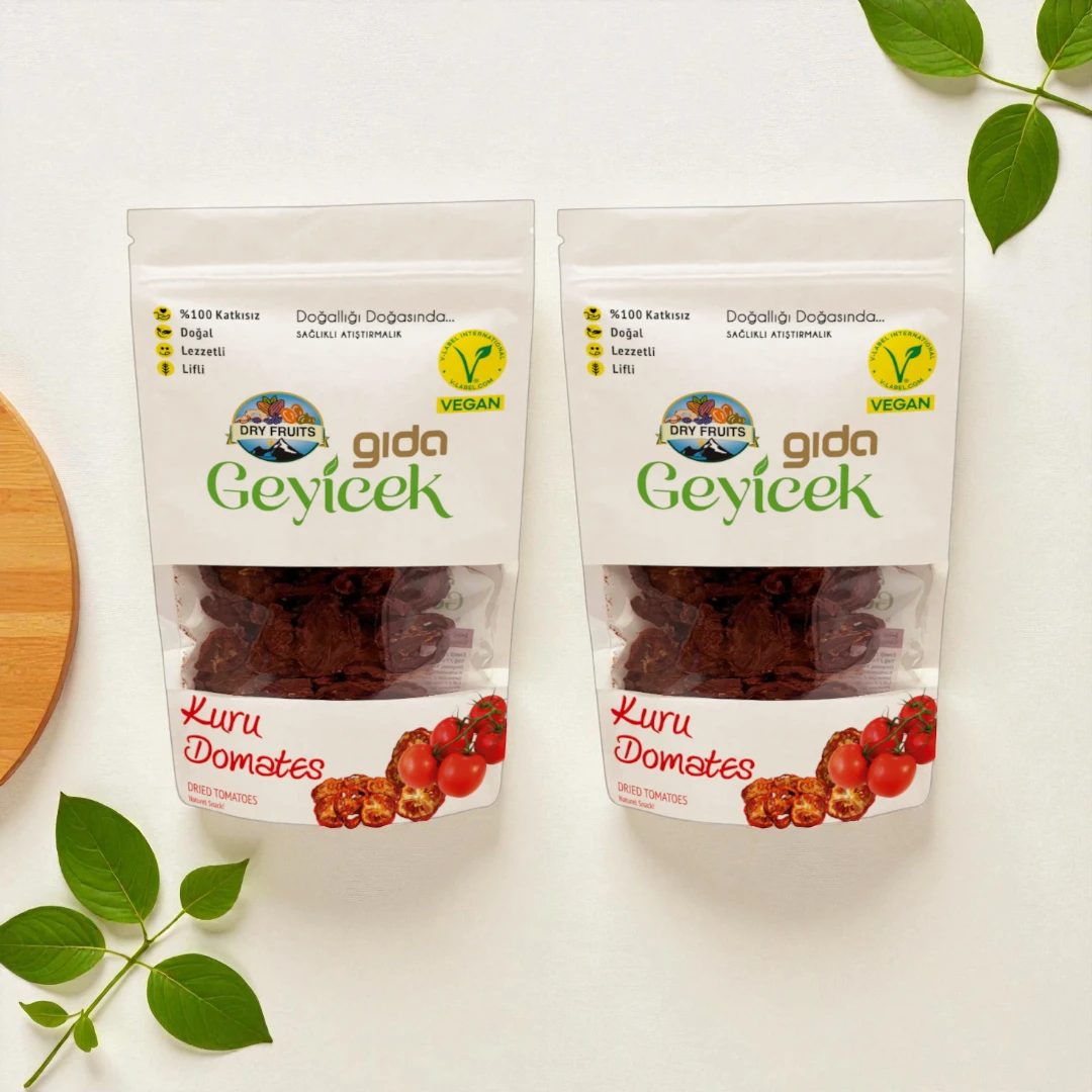 Geyicek Gıda 2'li Kurutulmuş Domates 100 Gr 