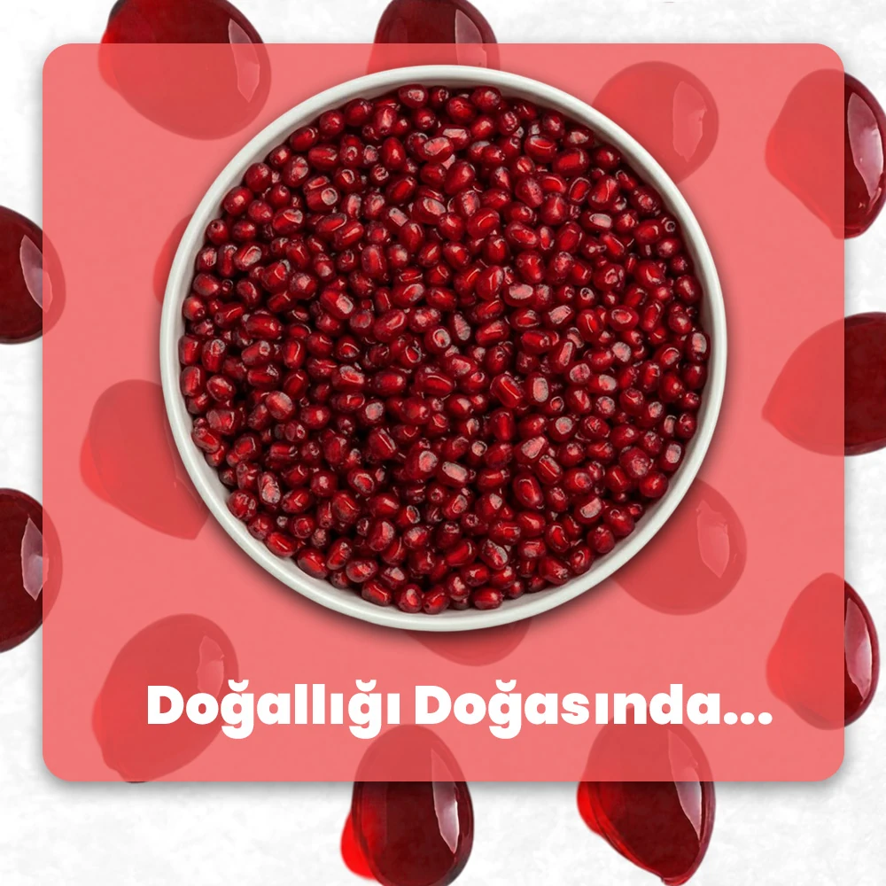 Geyicek Gıda 3'lü Kurutulmuş Nar Tanesi 100 Gr