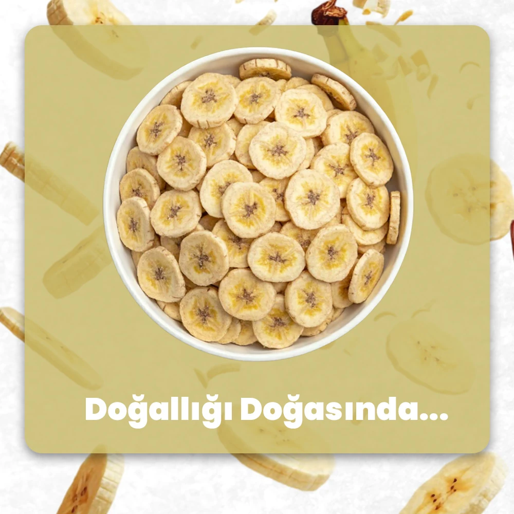 Geyicek Gıda Kurutulmuş Muz 30 Gr