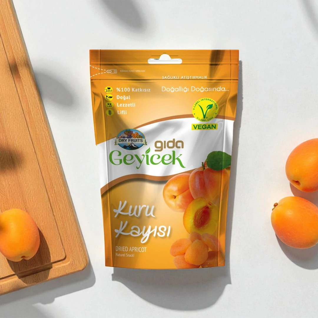 Geyicek Gıda Kurutulmuş Kayısı 50 Gr