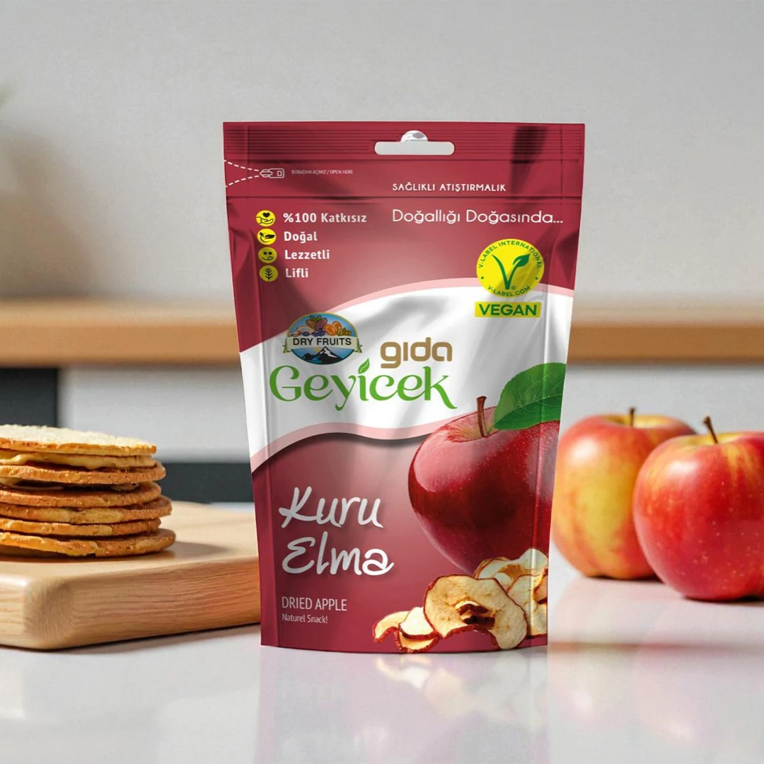 Geyicek Gıda Kurutulmuş Elma 50 Gr