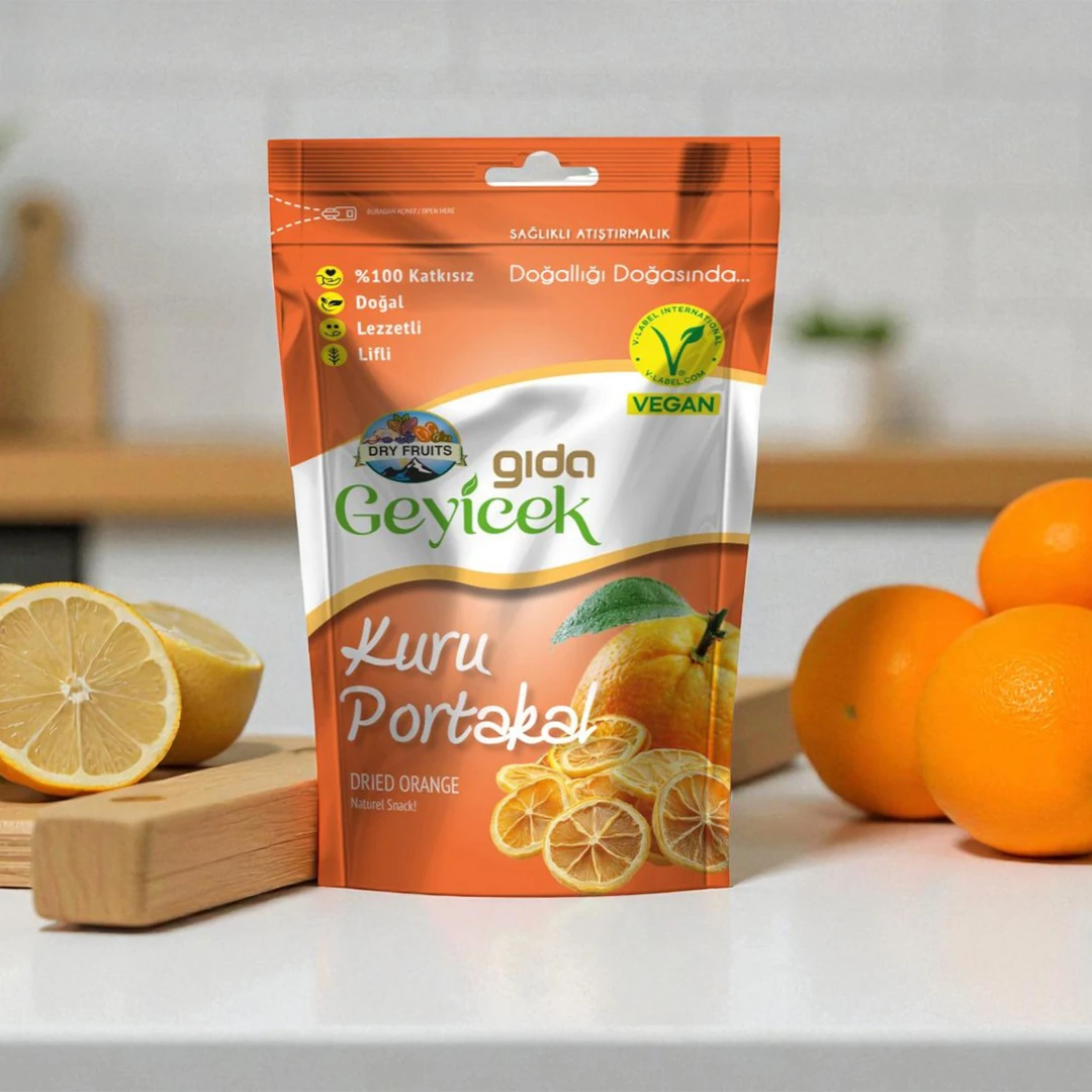 Geyicek Gıda Kurutulmuş Portakal 50 Gr 
