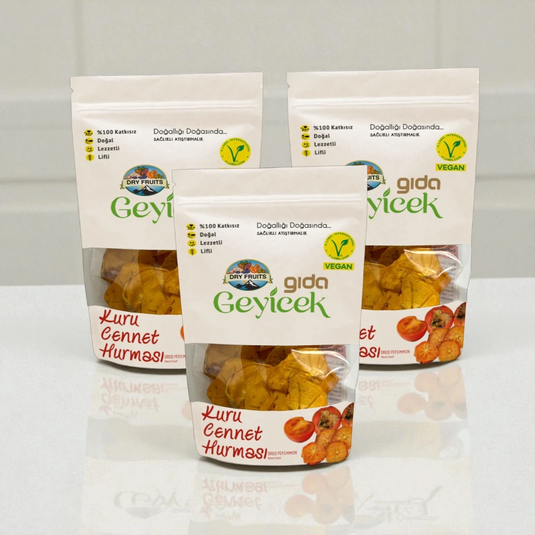 Geyicek Gıda 3'lü Kurutulmuş Cennet Hurması 50 Gr