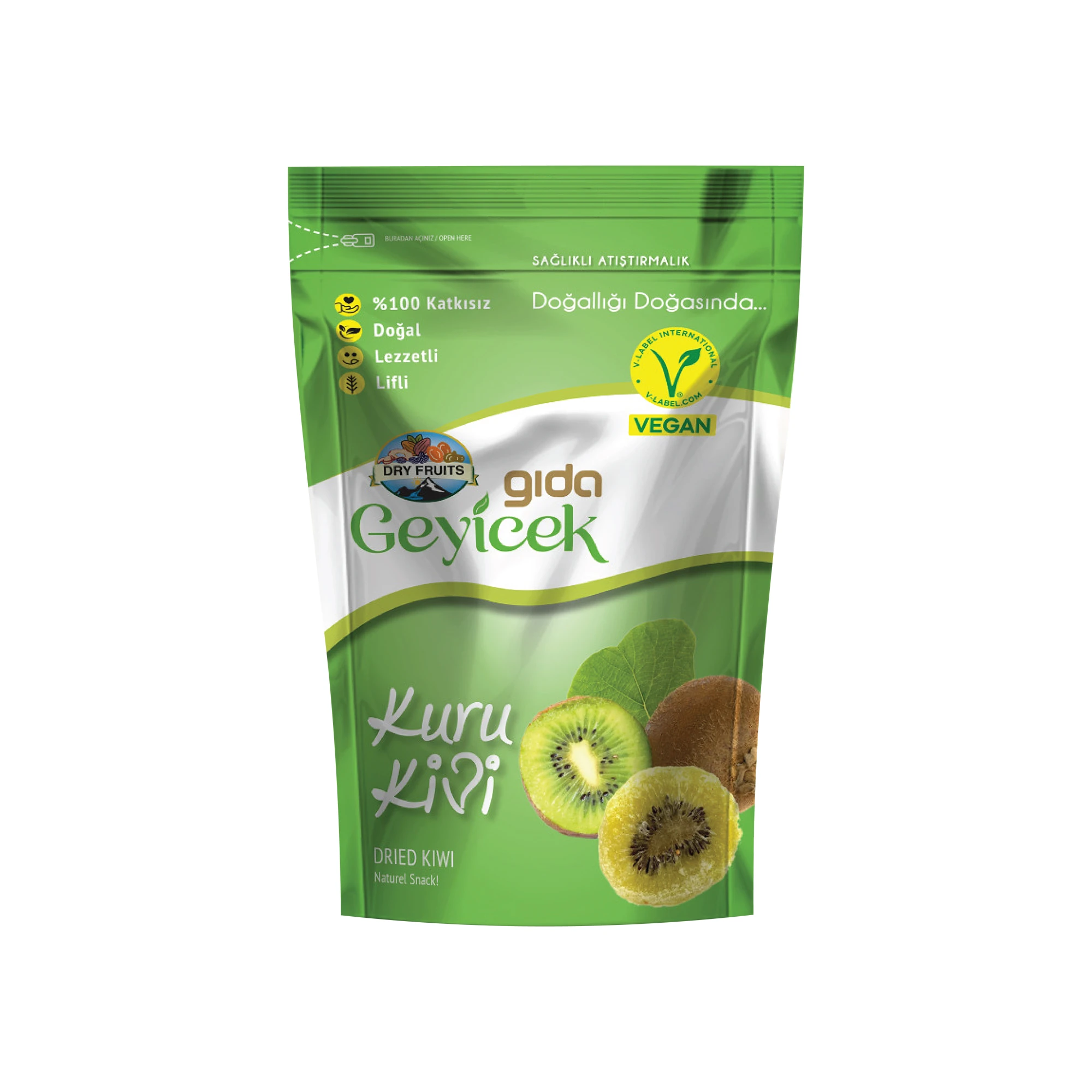 Geyicek Gıda Kurutulmuş Kivi 30 Gr