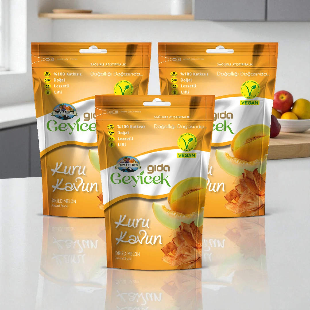 Geyicek Gıda 3'lü Kurutulmuş Kavun 30 Gr