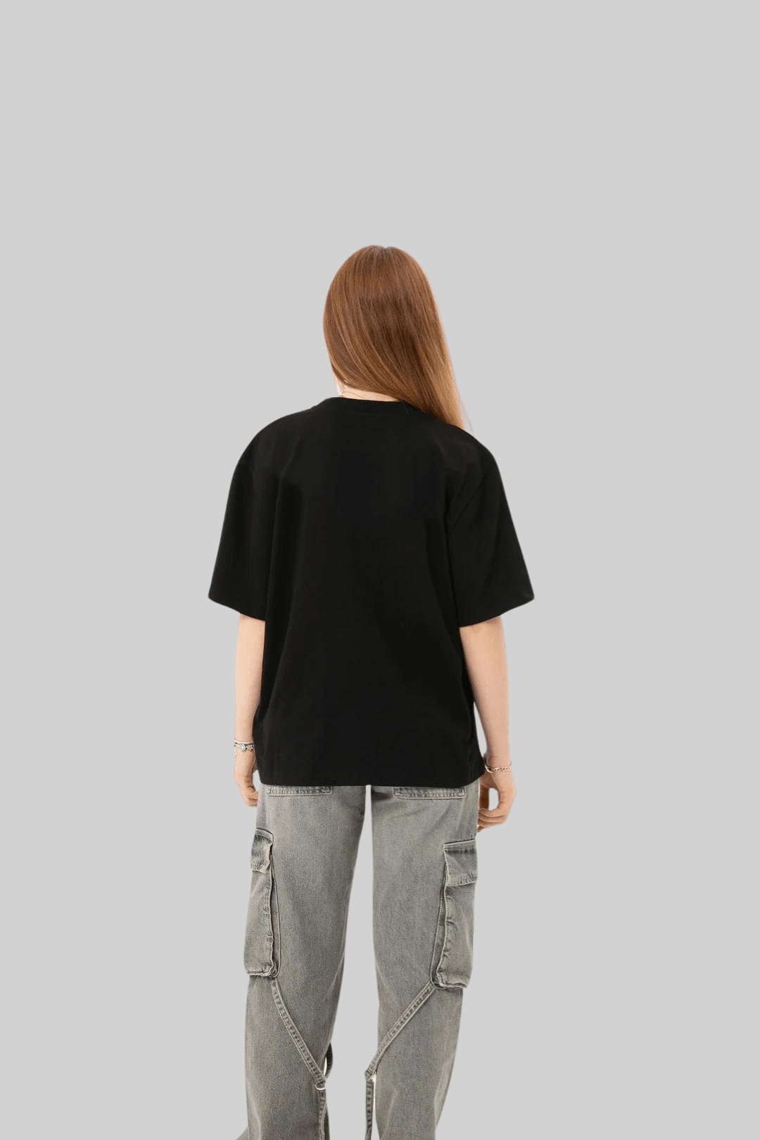 Black Basic Cropped Tee