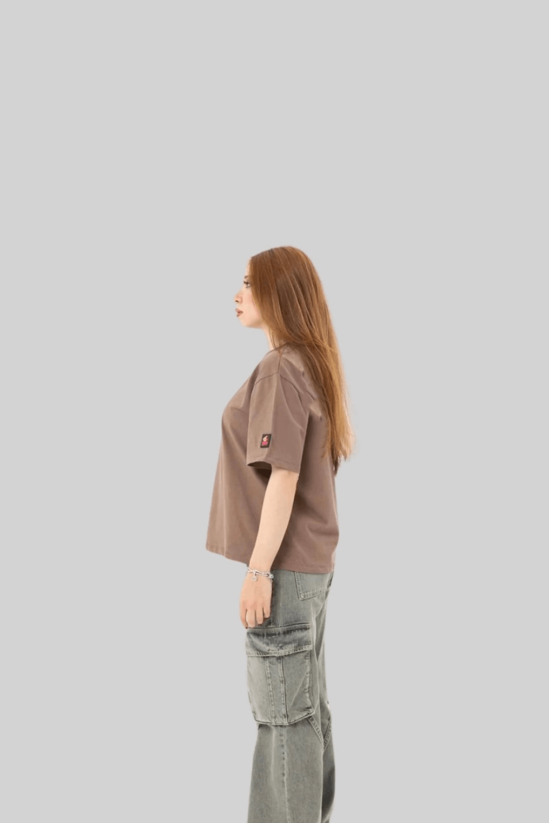 “Chocolate Cosmos” Cropped Tee