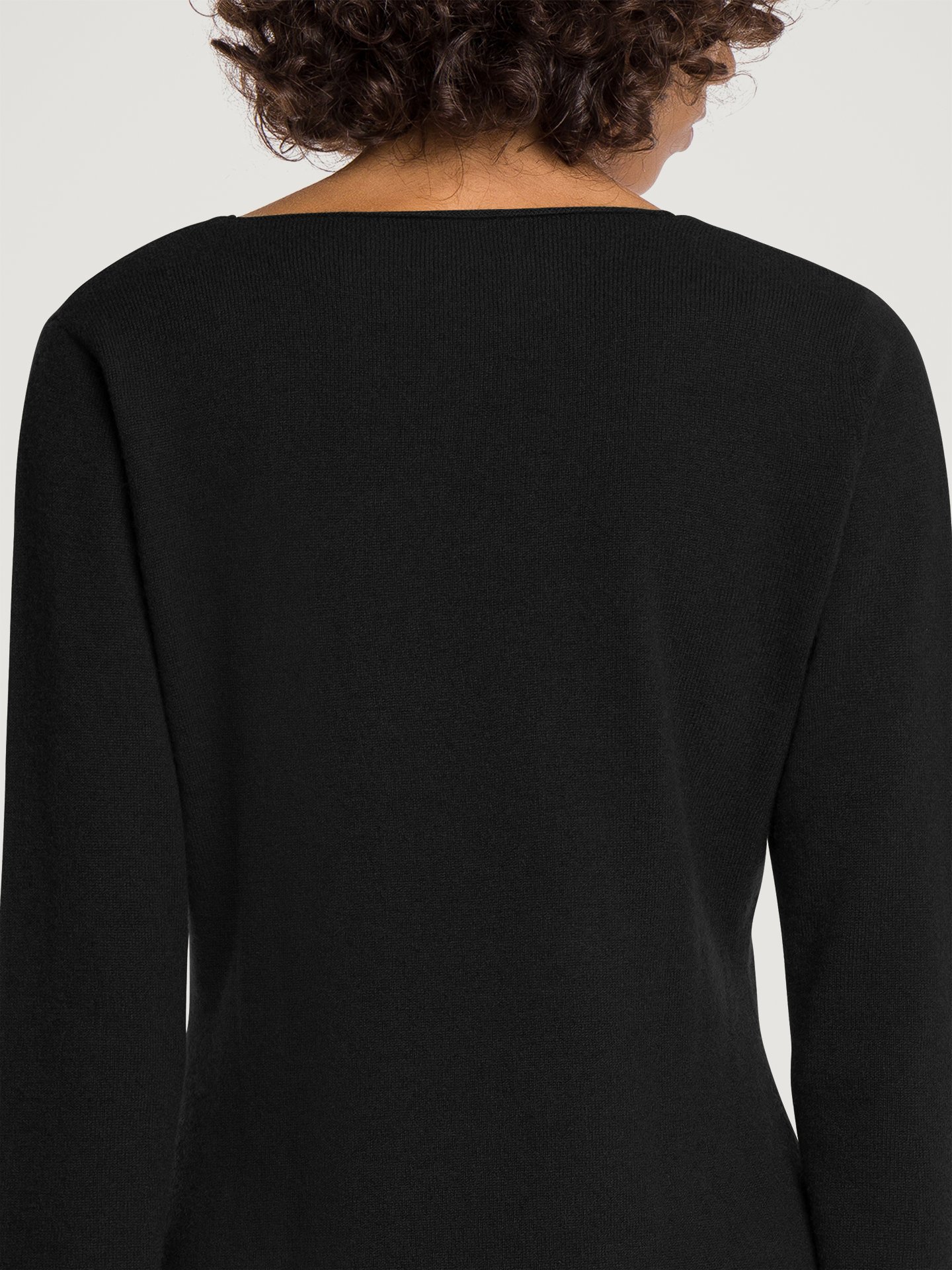 CASHMERE A SHAPE TOP LONG SLEE