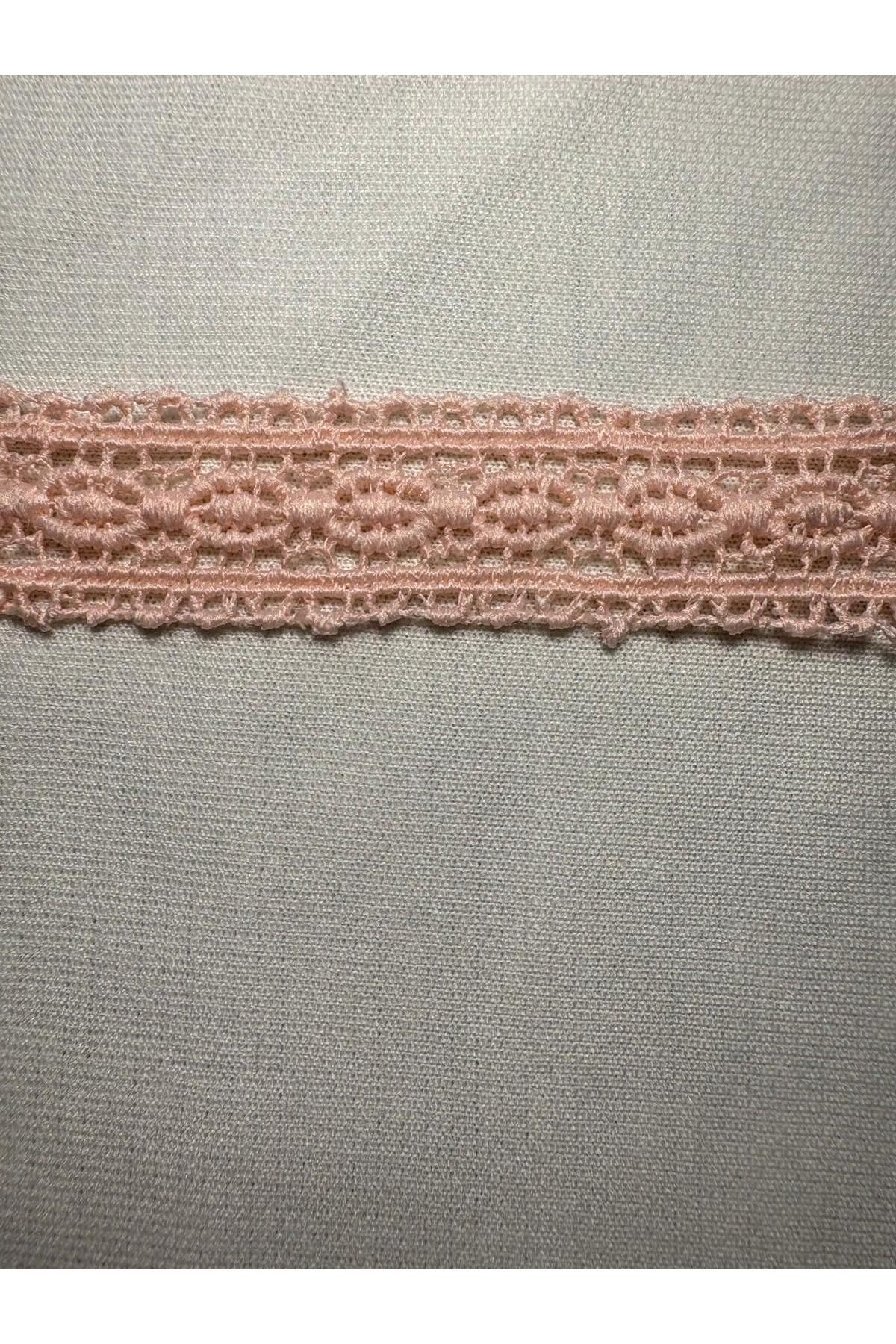 Güpür Dantel Pembe