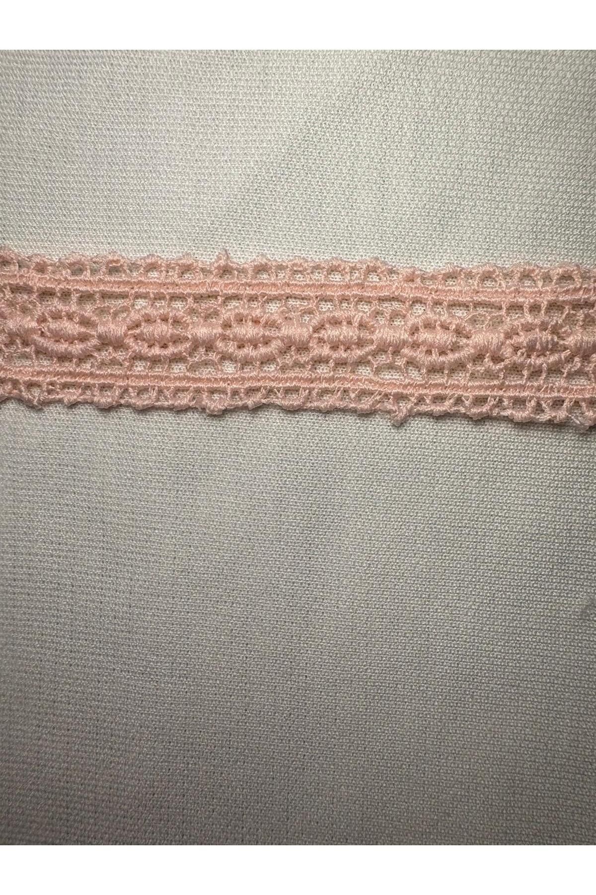 Güpür Dantel Pembe