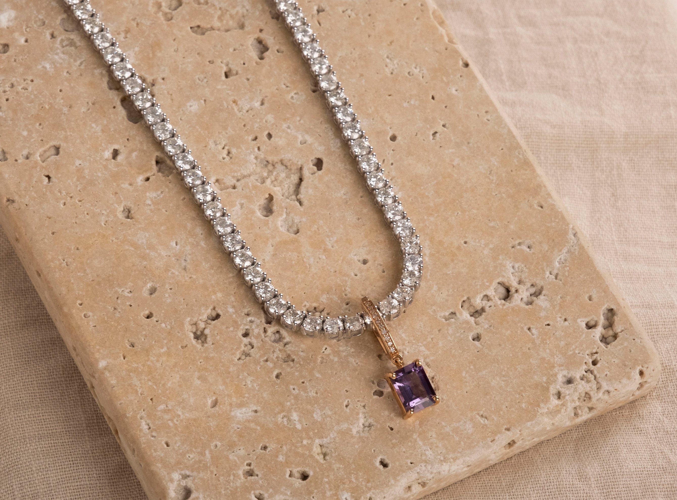 S'CHARM Morganite Pırlantalı Charm