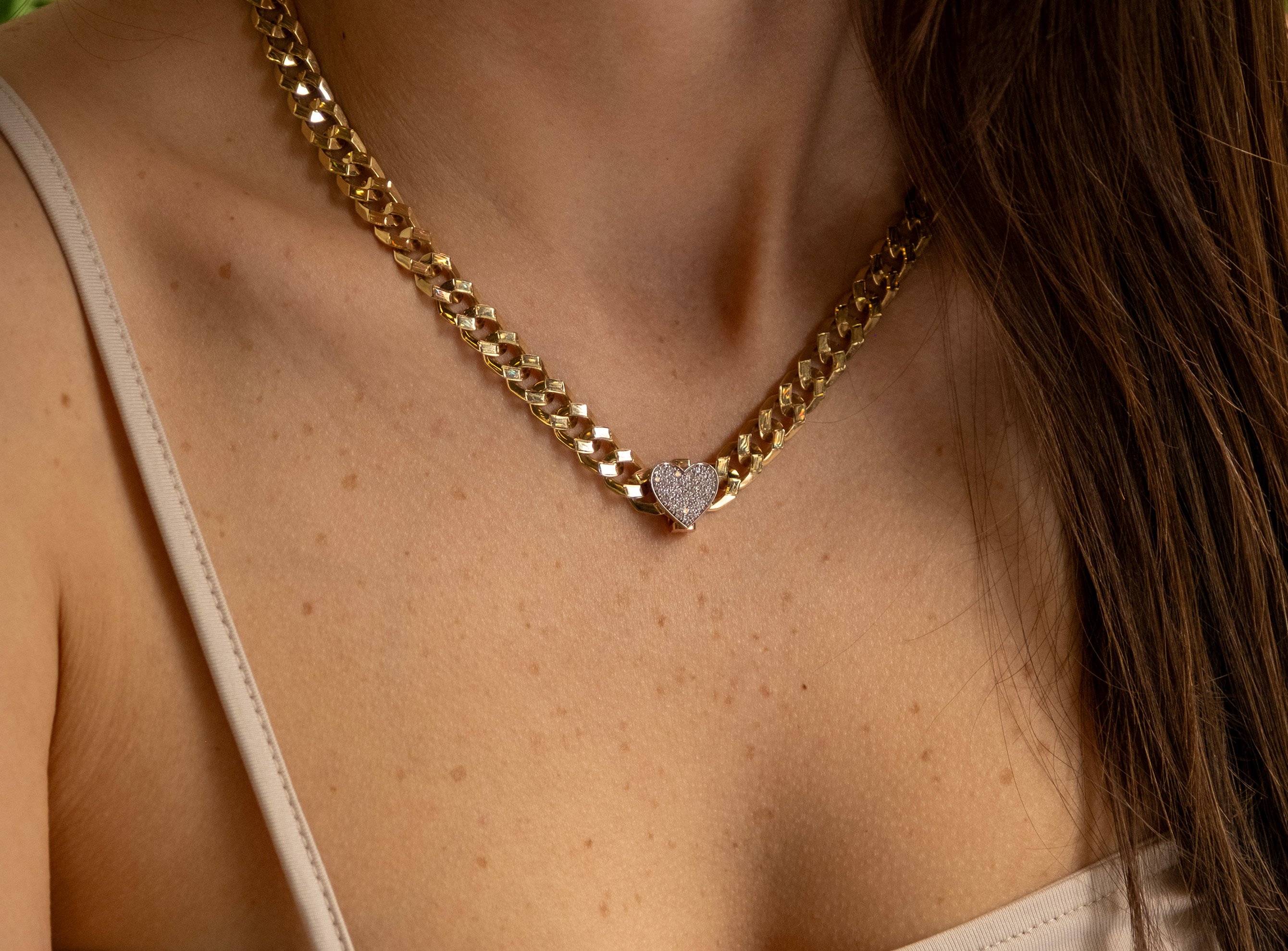 S'CHARM Pırlantalı Kalp Charm