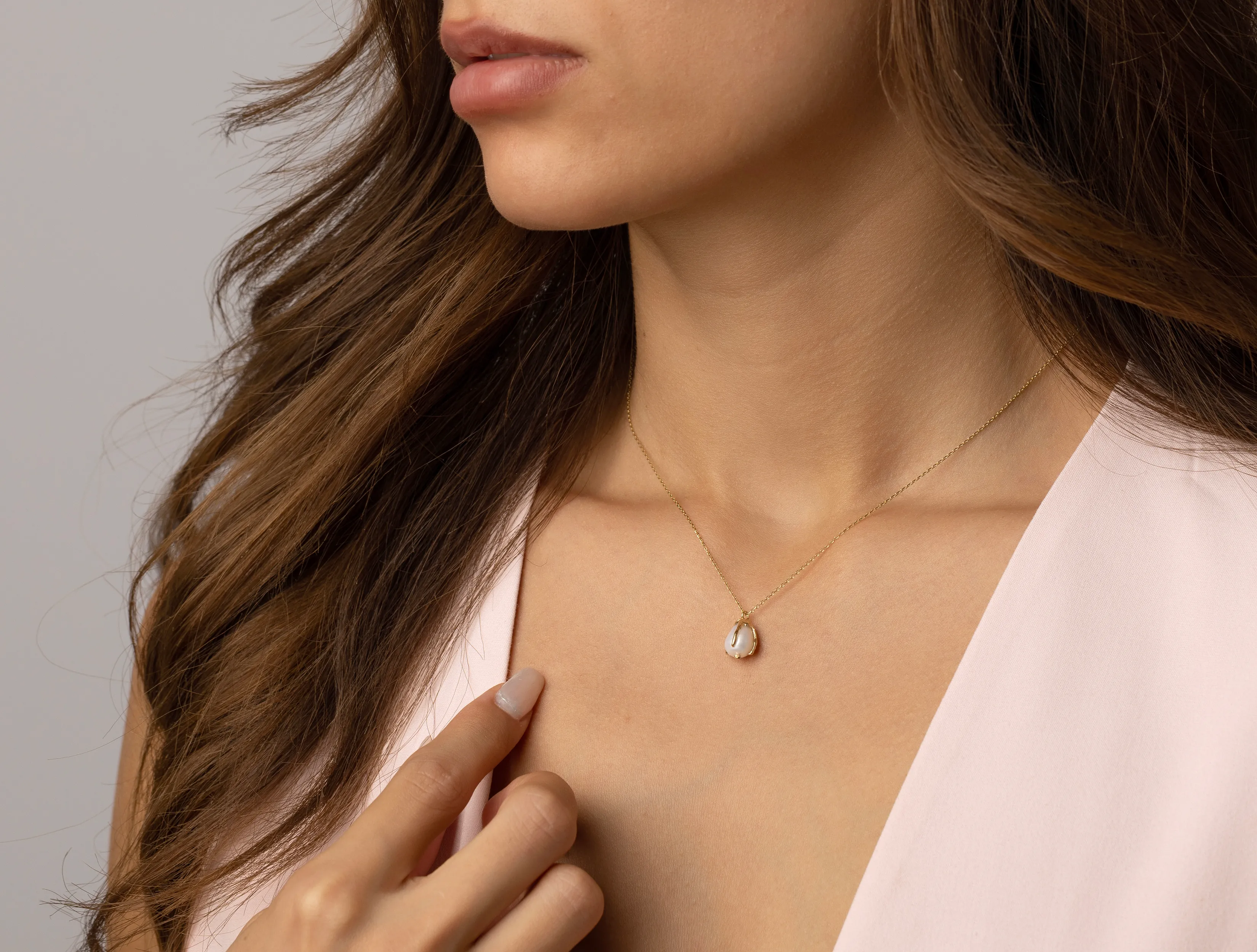 Deep Sea Barok İnci Kolye